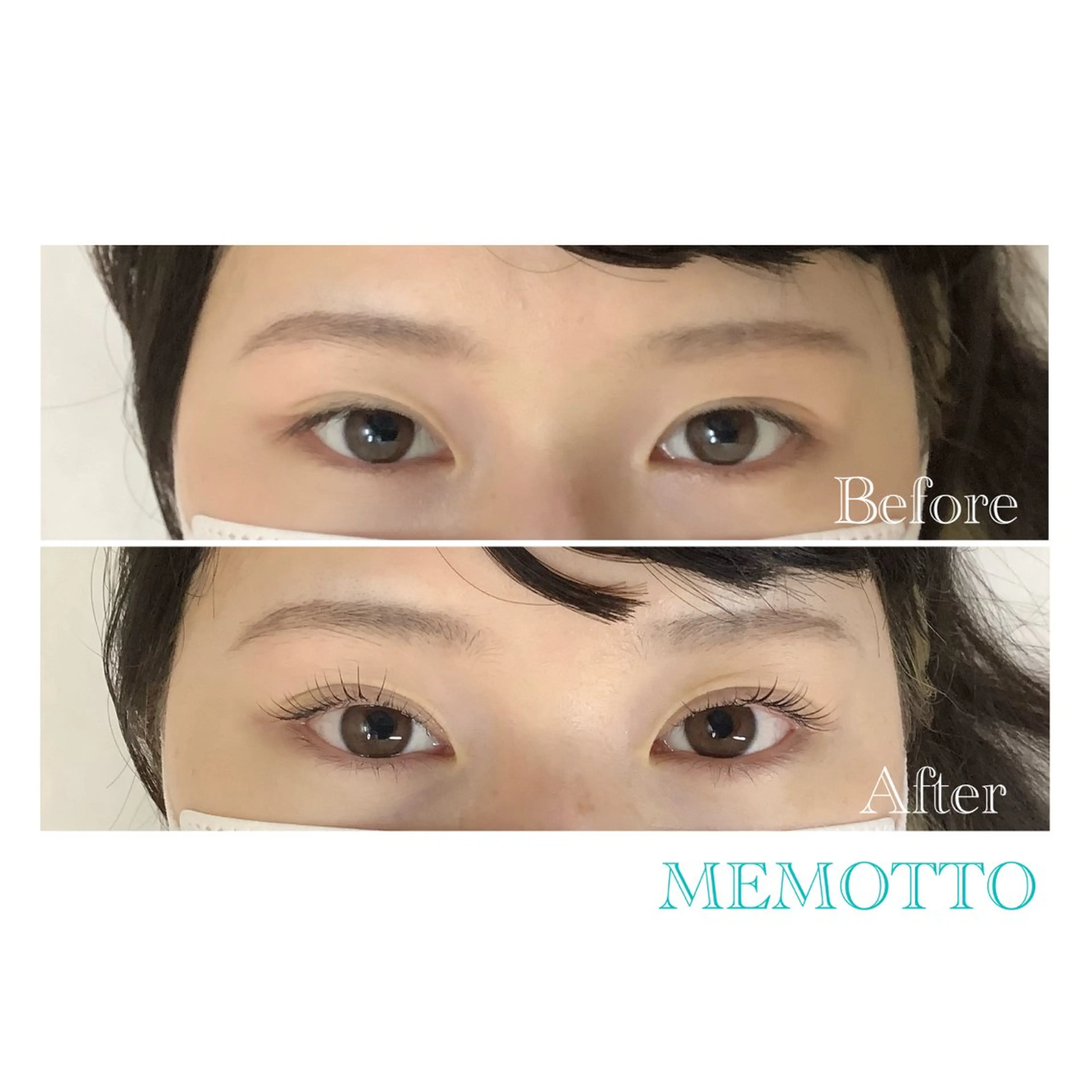 マツエク・マツパ 一重×まつ毛パーマ マツパ MEMOTTO CHIHIROのマツエク・マツパデザイン