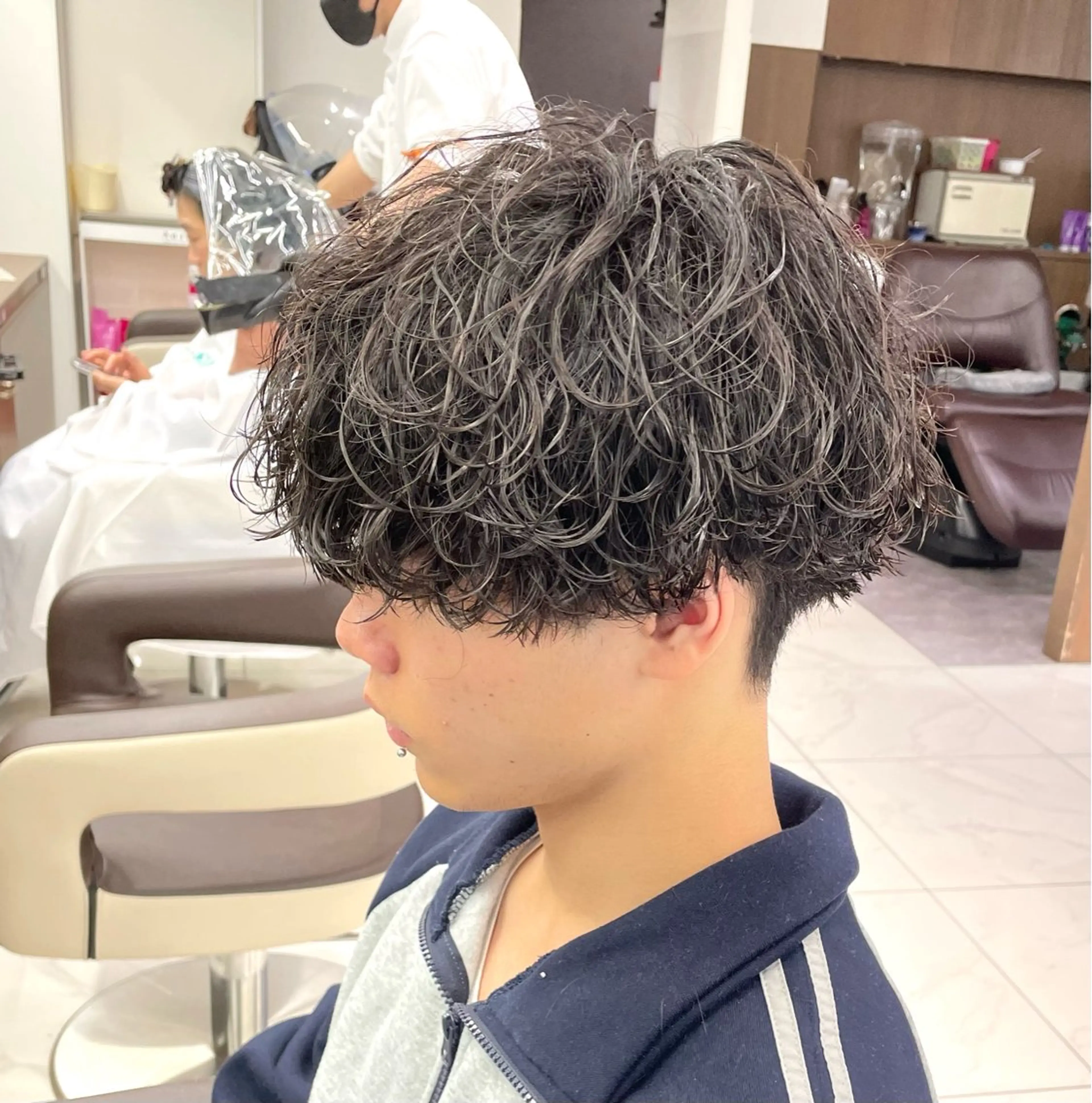 ショート パーマ メンズ 【メンズ特化】 池田大成✂︎のヘアスタイル