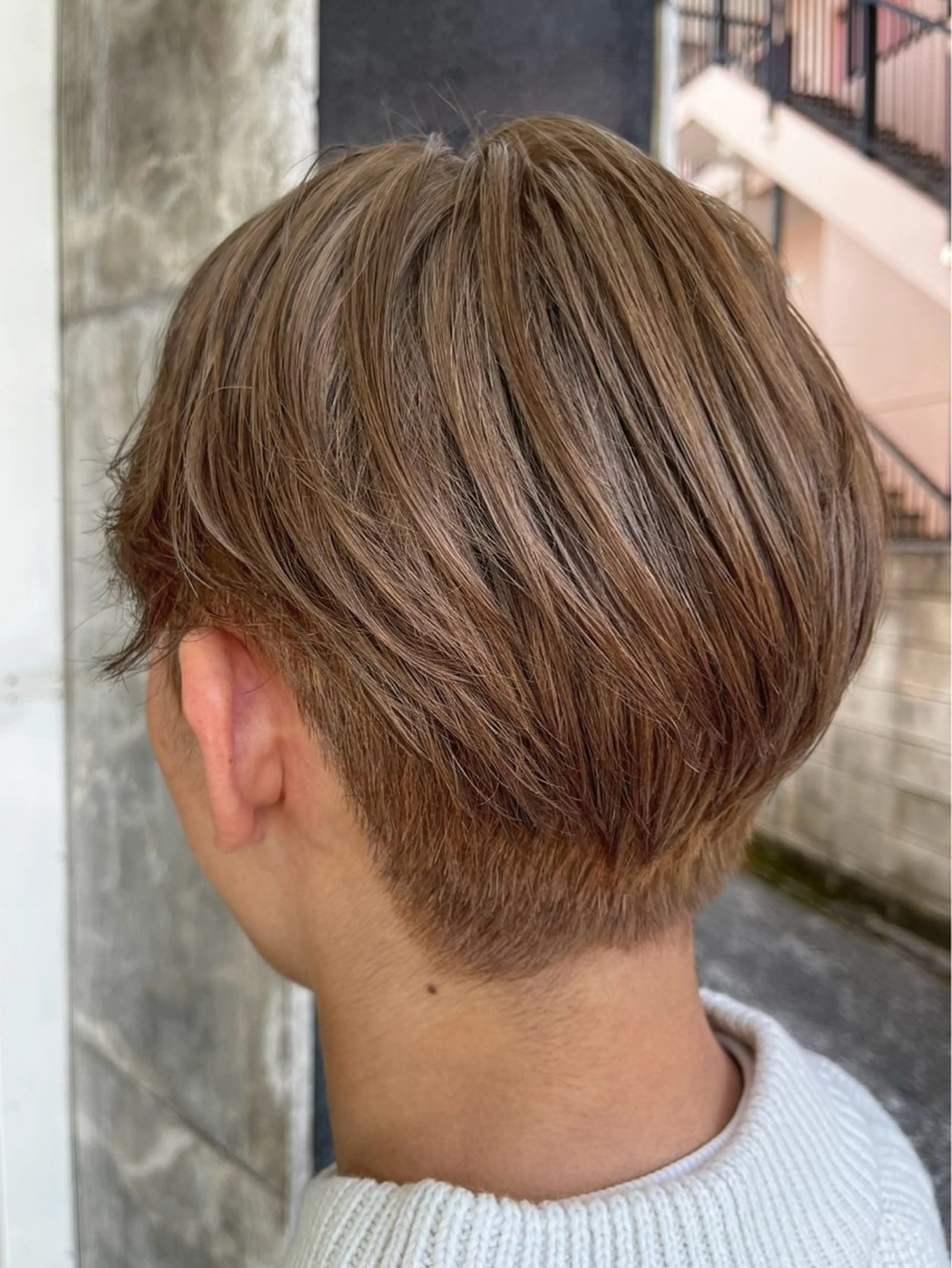 ショート カラー カット ヘアカラー トリートメント ハイトーン/韓国風/ 艶髪/吉祥寺のヘアスタイル