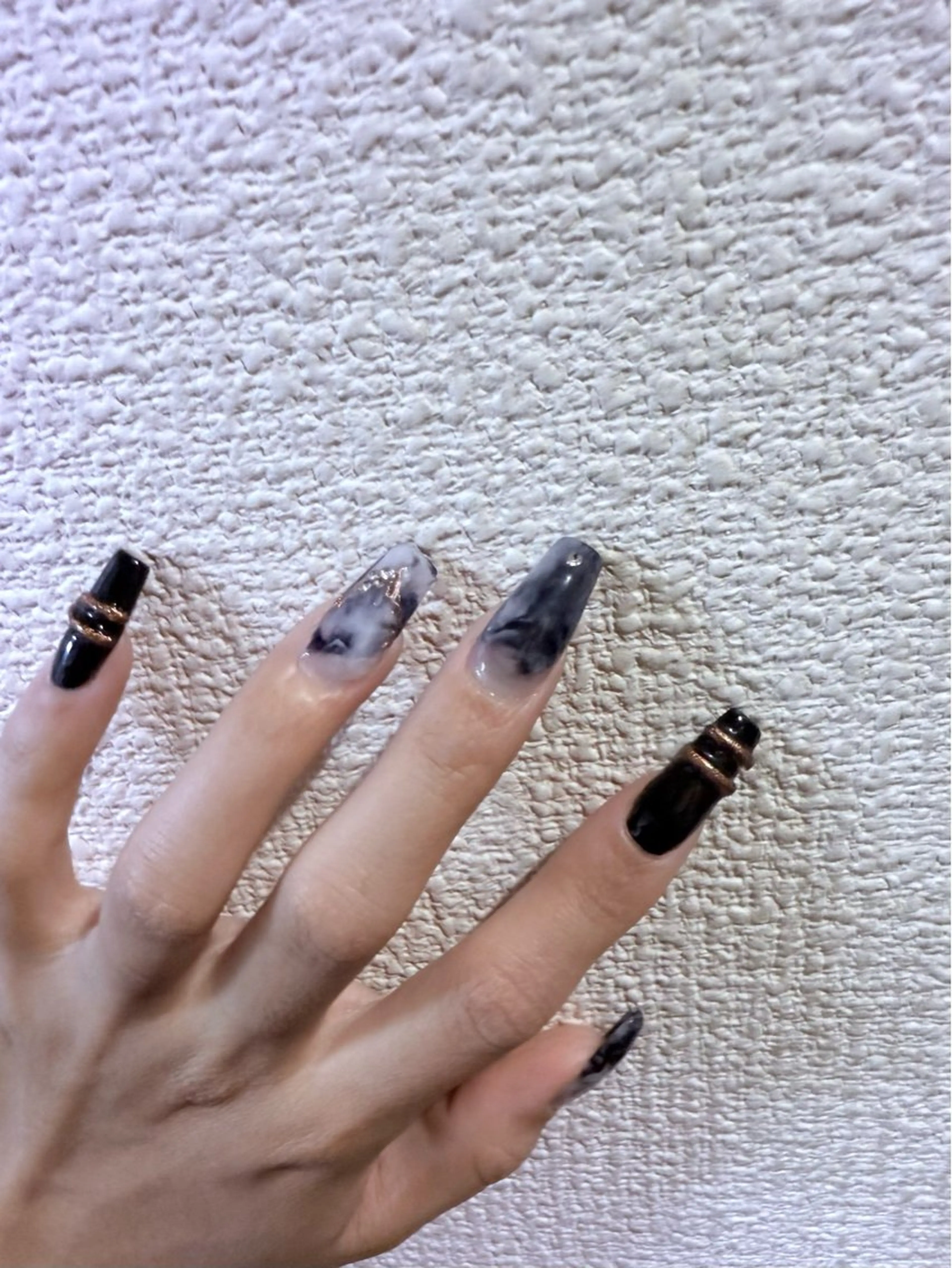 深爪対応✨️美フォルム💖フルデザインスカルプ✨️の写真