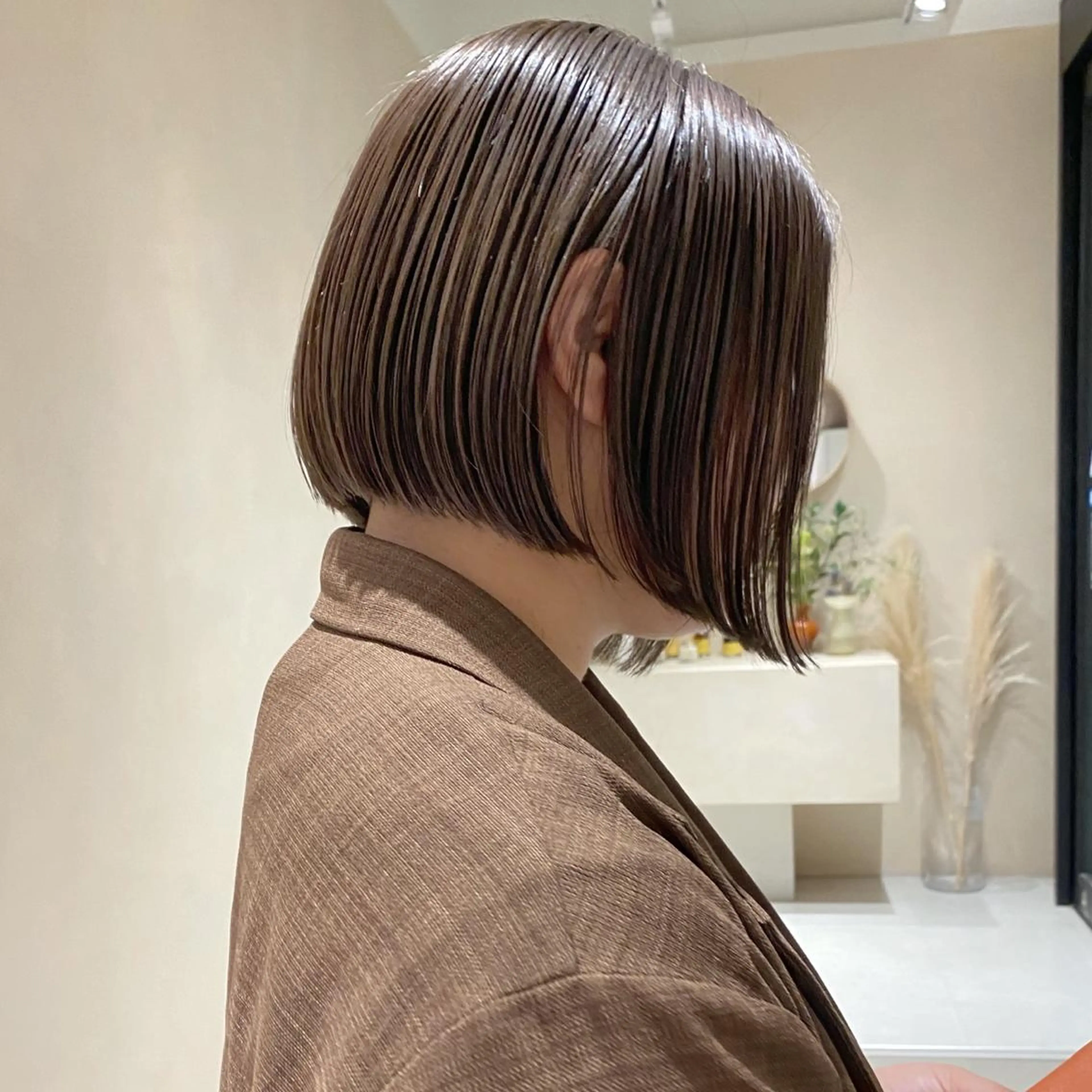 ショート カラー ボブ/ミニボブ 透明感カラーkadoのヘアスタイル