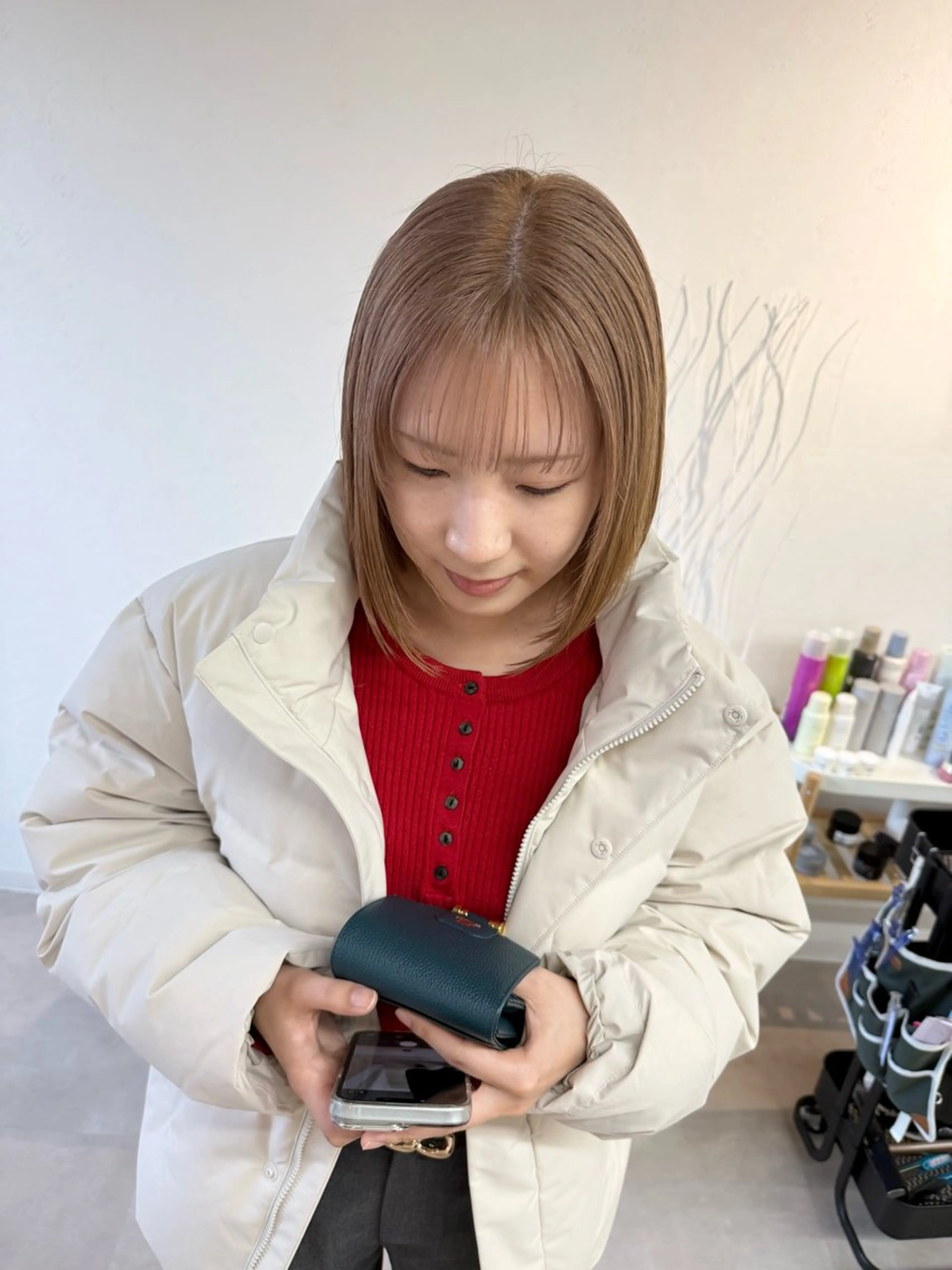 ショート カラー ブリーチ 当日予約🆗ショート /ハイライト/松本のヘアスタイル