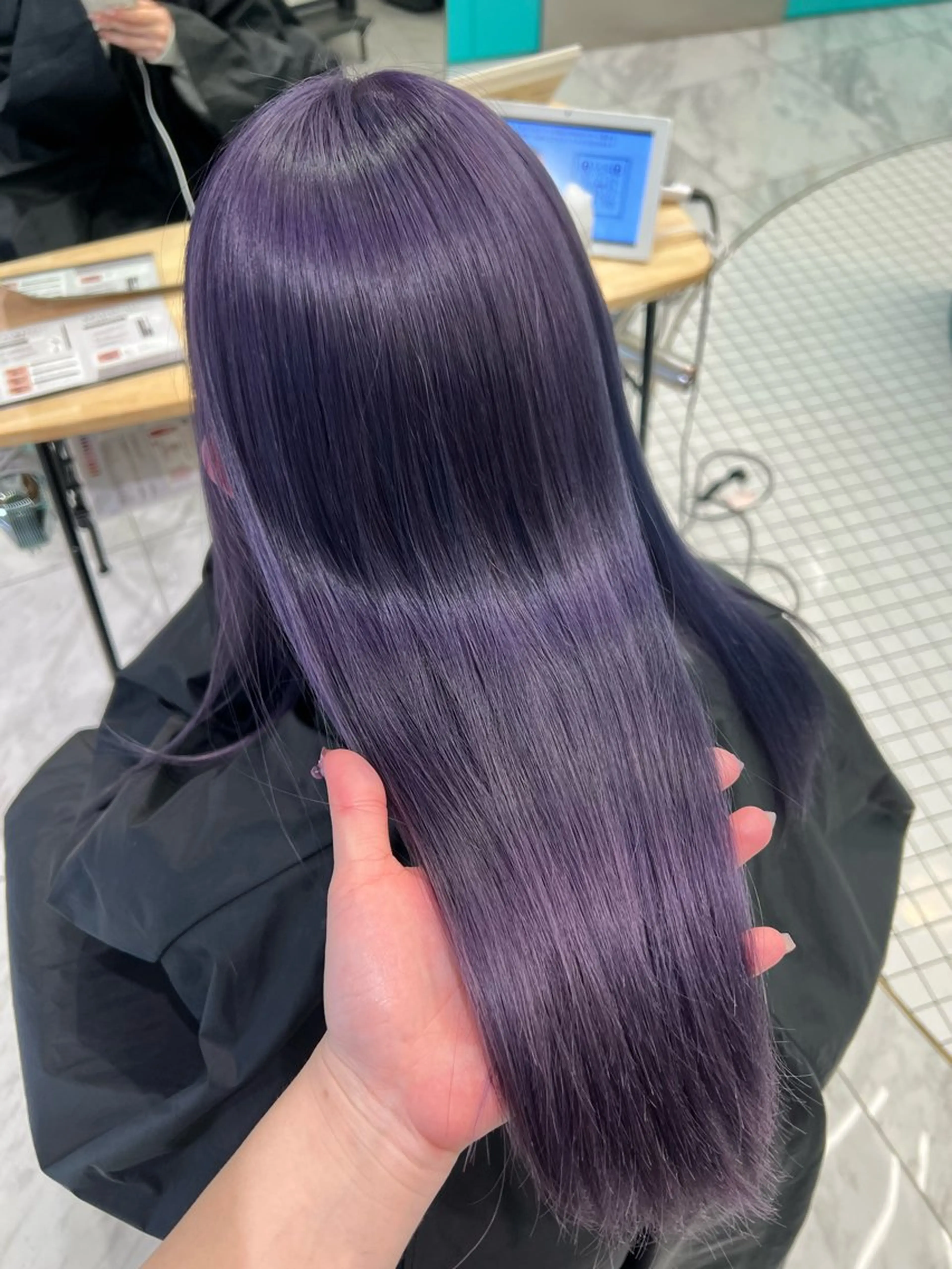 セミロング カラー ヘアカラー Risa／盛れる レイヤー／カラー特化のヘアスタイル