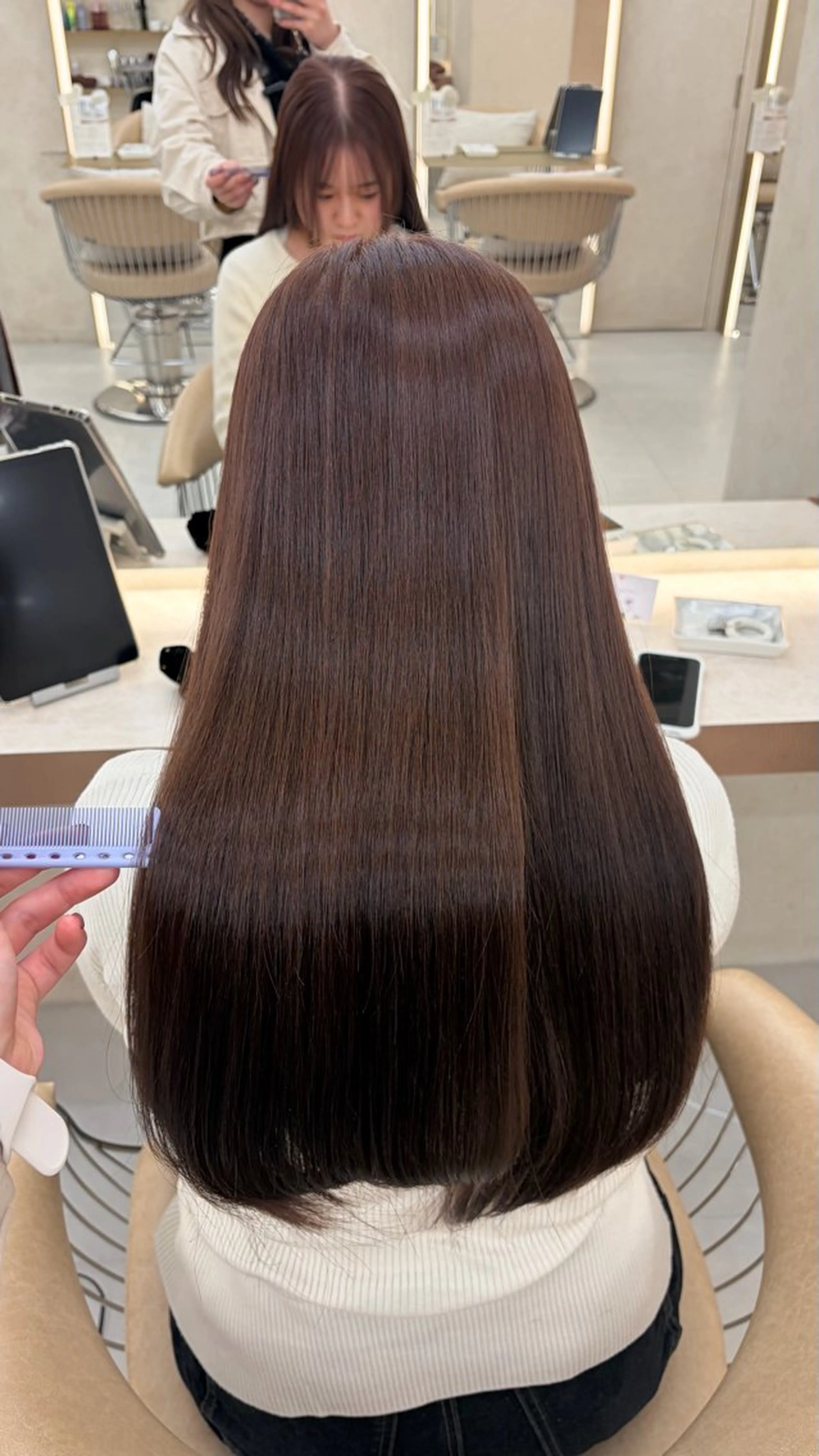 ロング 北川 葵のヘアスタイル