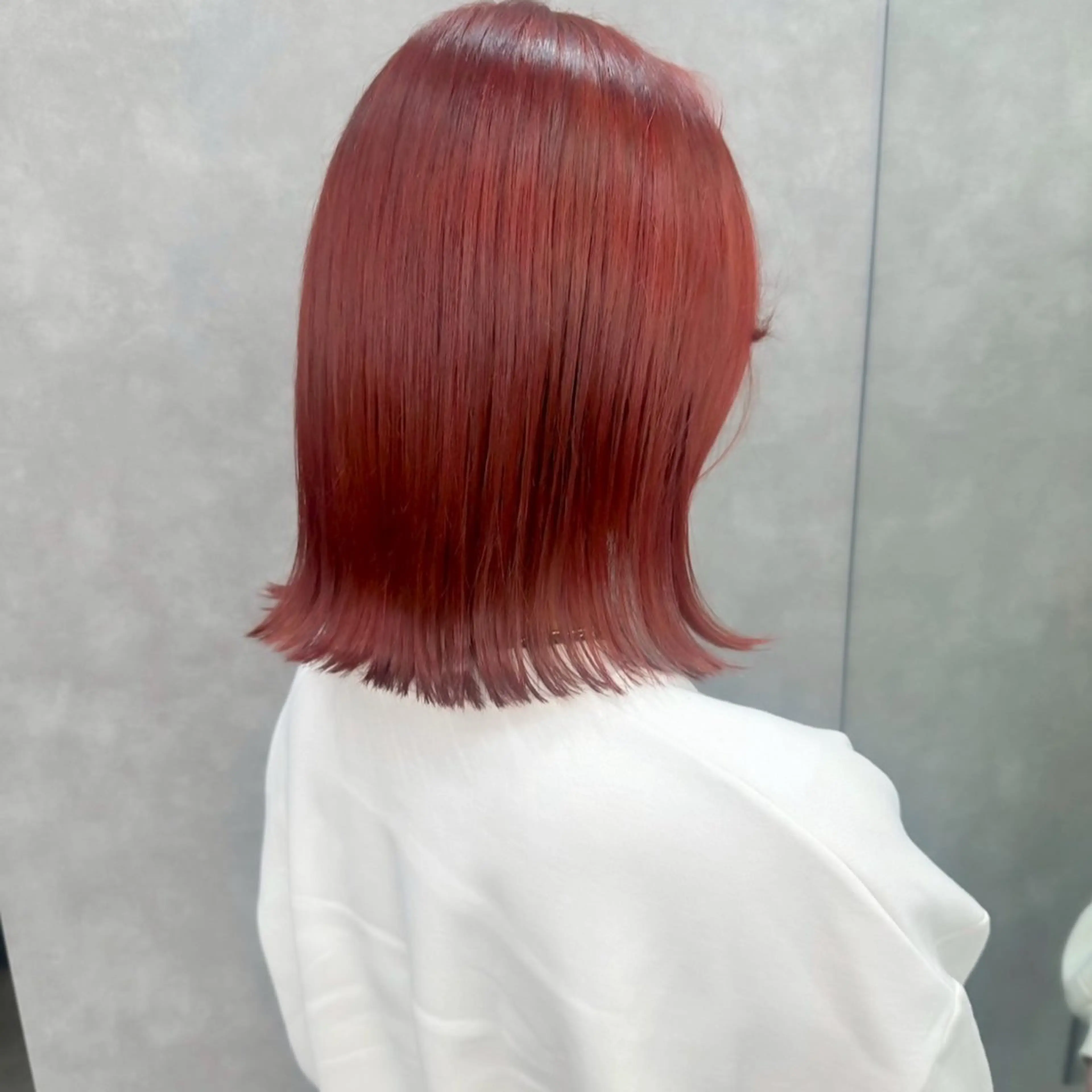 ミディアム カラー 矯正/艶髪/レイヤー /ボブ/桒山航季のヘアスタイル