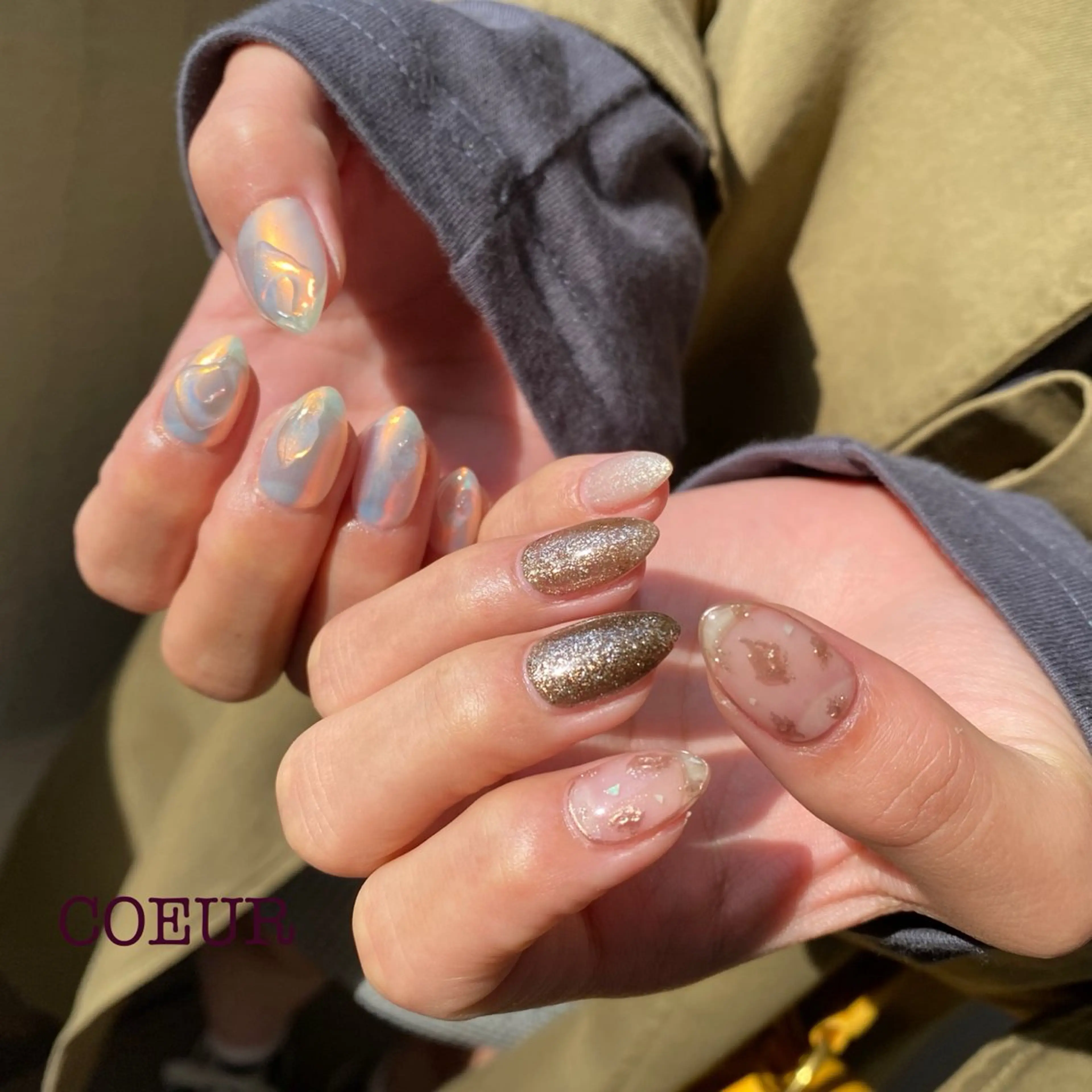 ネイル ハンドネイル COEUR✴︎ yukikaのネイルデザイン