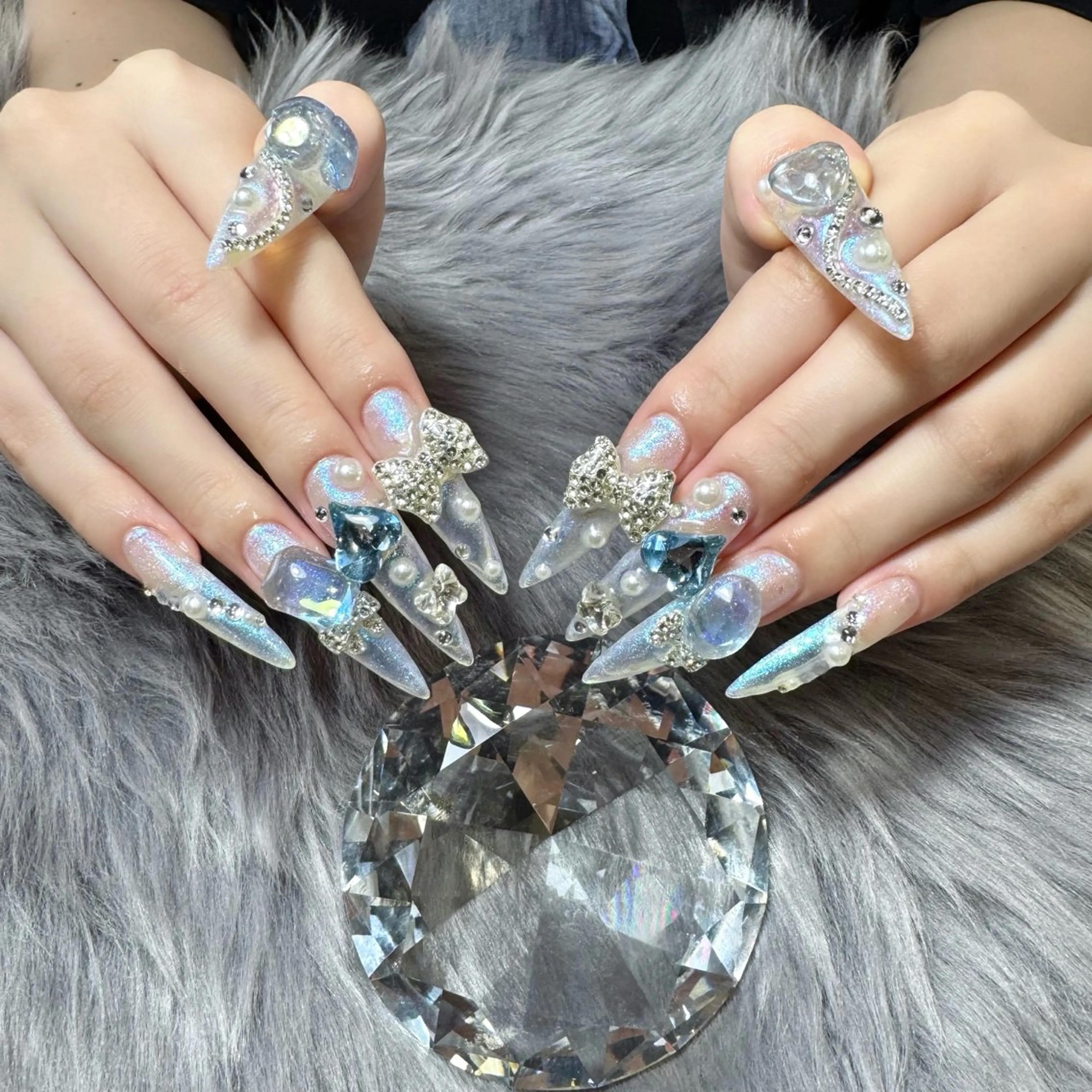 ネイル ロングネイル ネイルチップ ハンドネイル Doris Nail Salonのネイルデザイン
