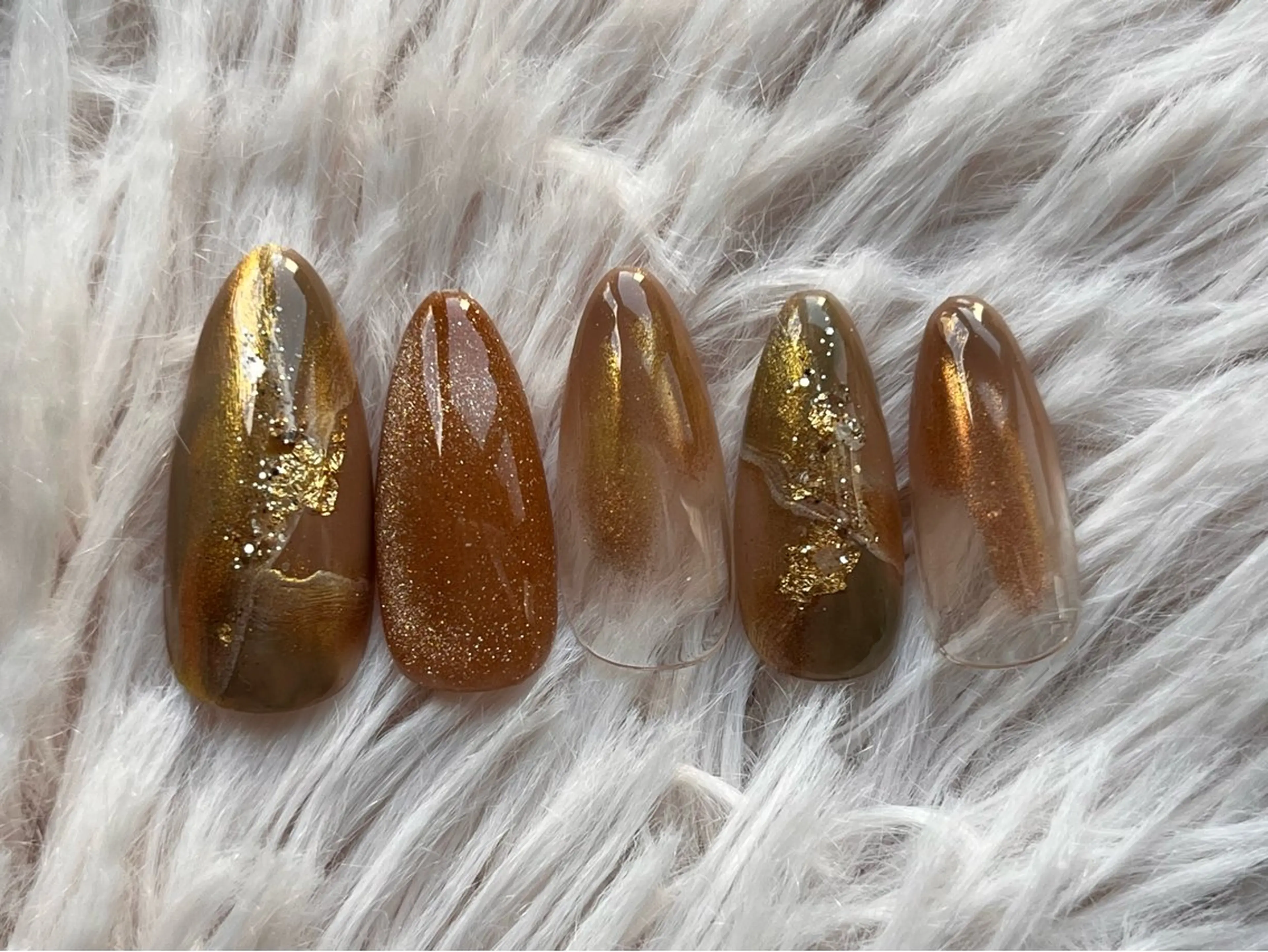 ネイル ニュアンスネイル 冬ネイル RIONnail Yurikaのネイルデザイン