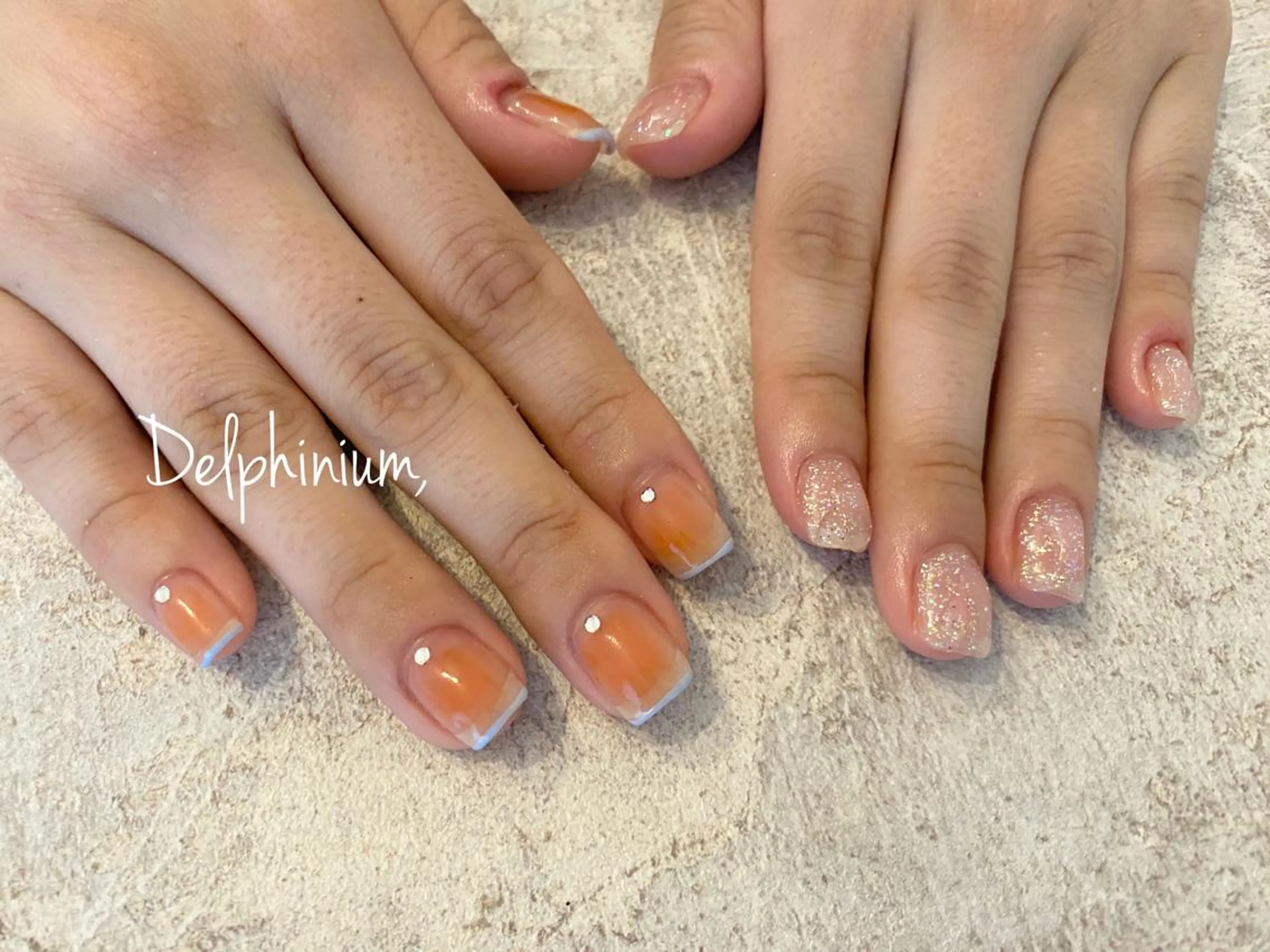 ネイル チークネイル ハンドネイル 岡本 友恵のネイルデザイン