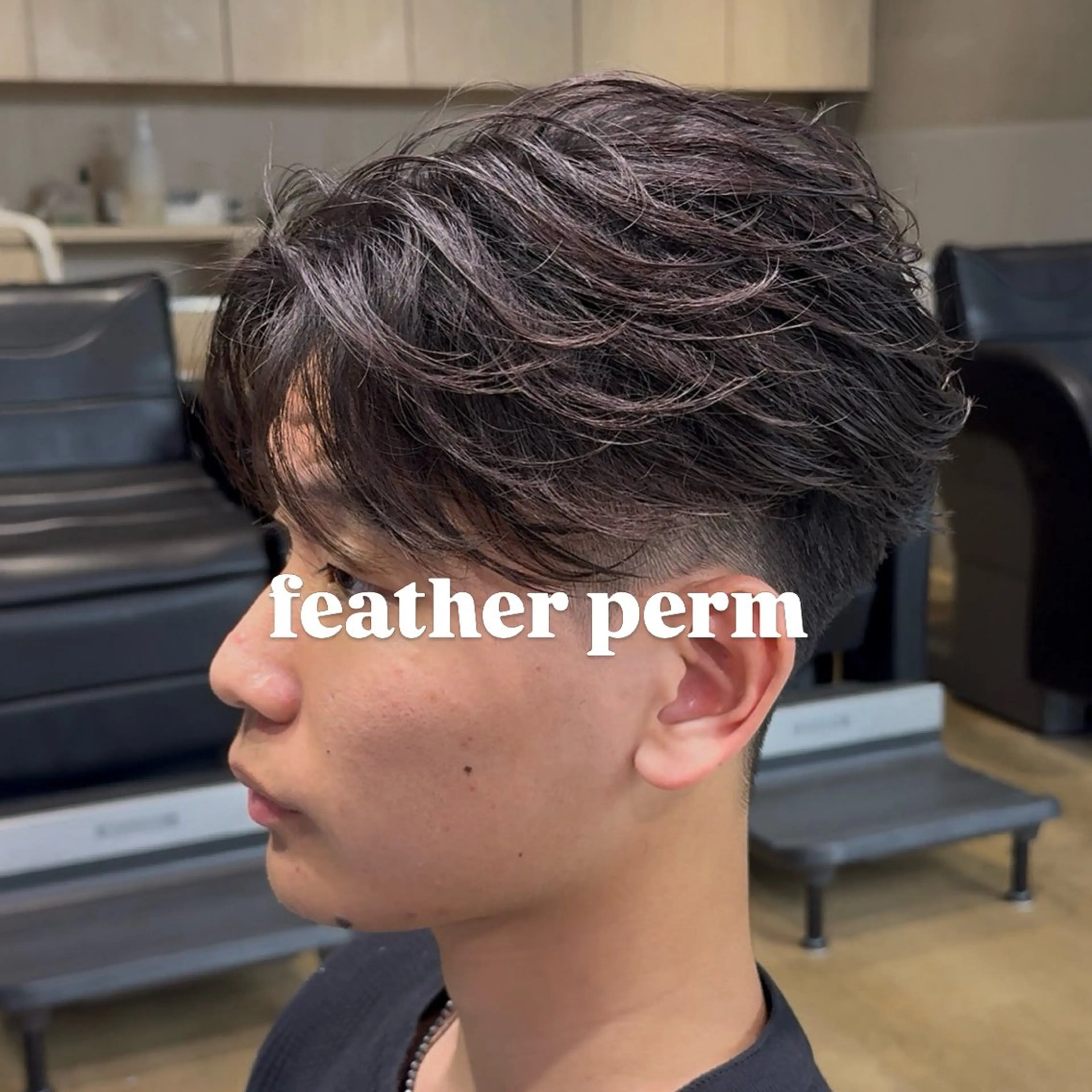 ショート パーマ カット パーマ fifth天神パーマ メンズ特化/虎太郎のヘアスタイル