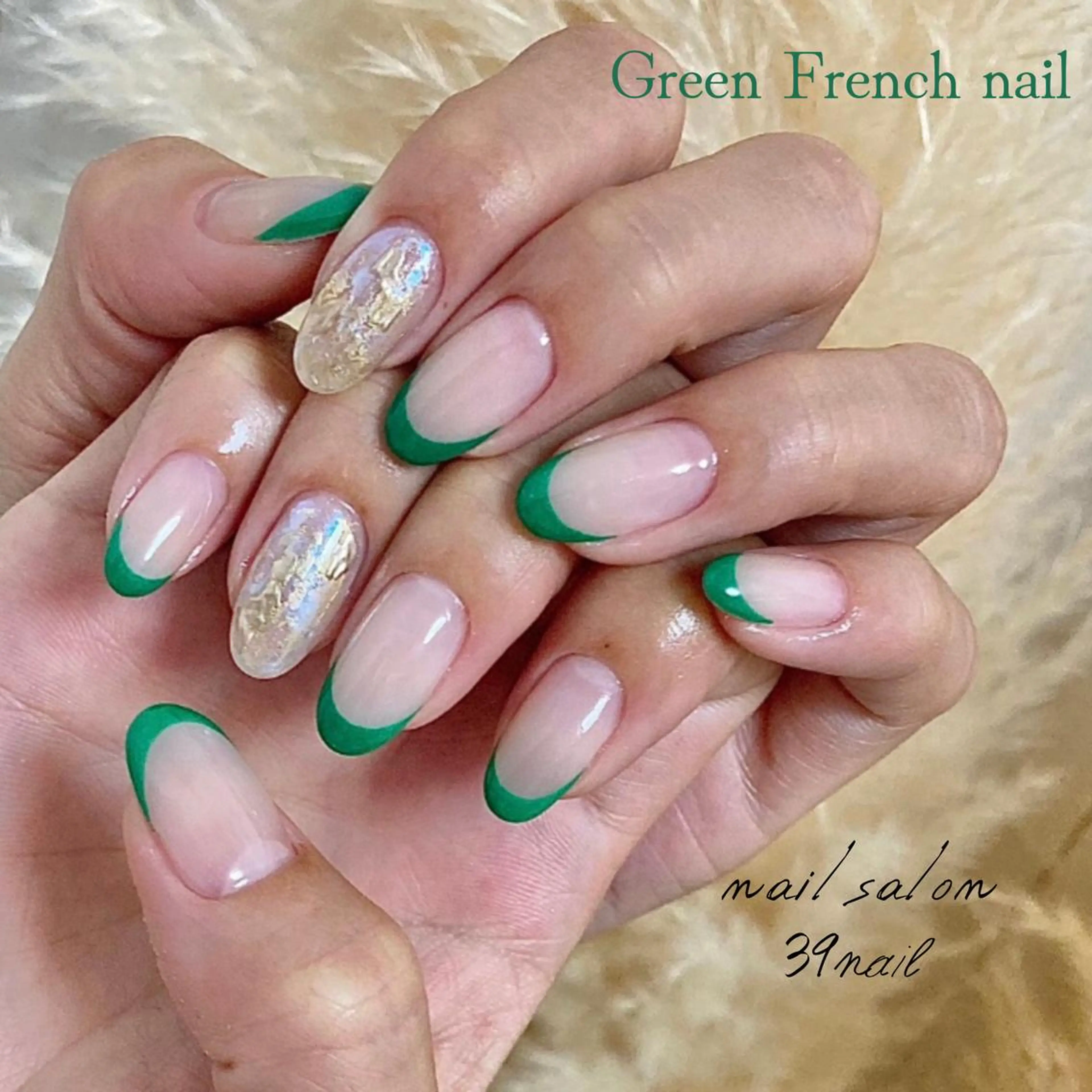 ミディアム ネイル ハンドネイル 京橋 【39nail】のネイルデザイン