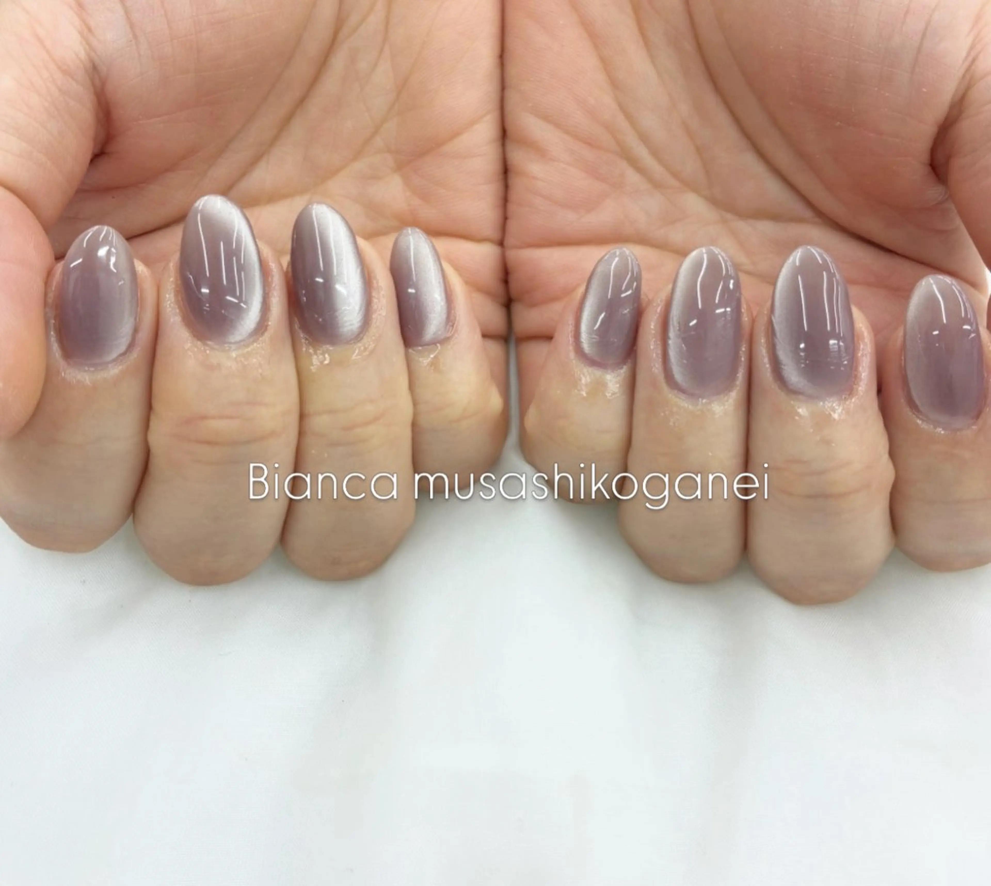 ネイル マグネットネイル Bianca 武蔵小金井　山岡🐰のネイルデザイン