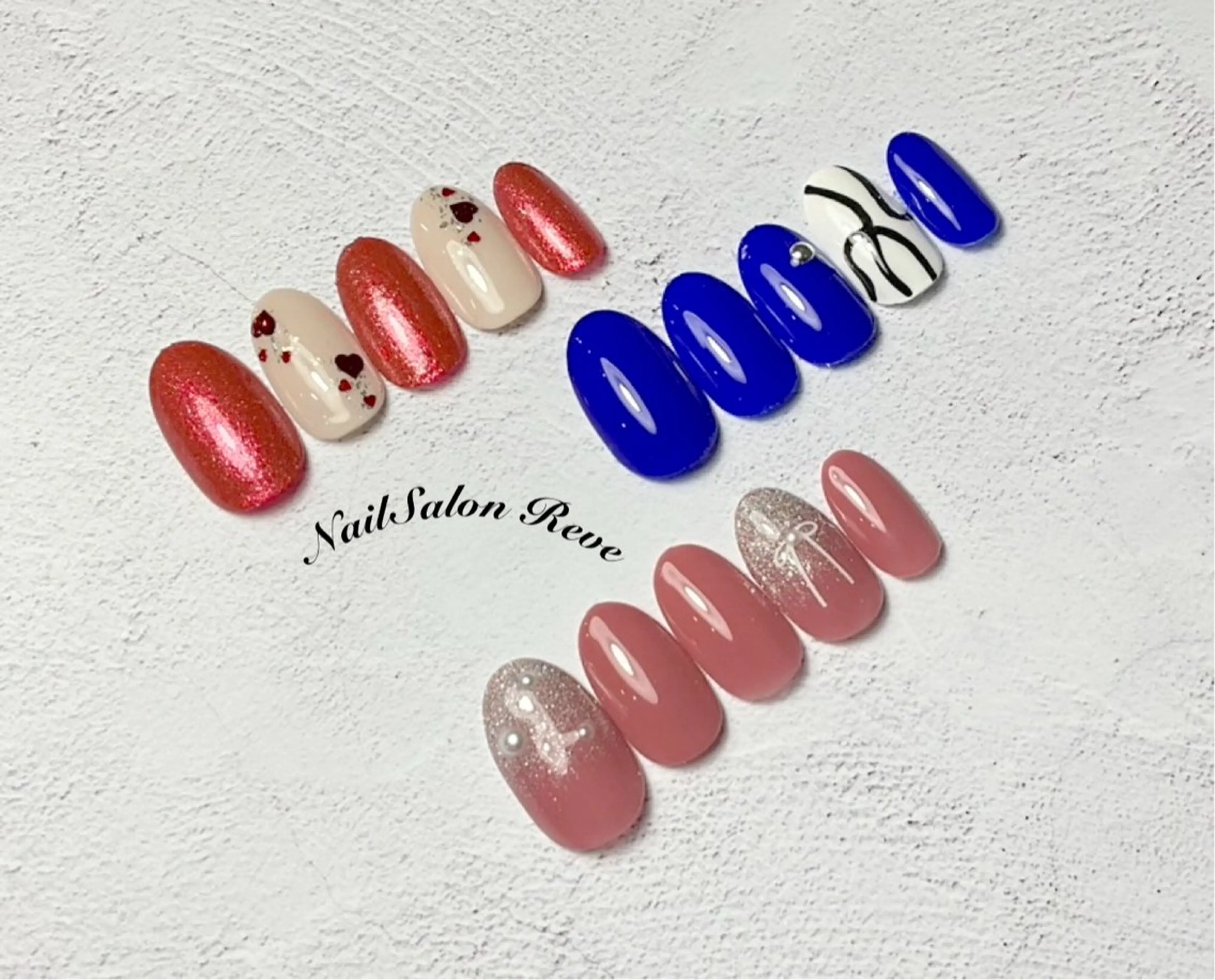ネイル シンプルネイル ハンドネイル NailSalon Reveのネイルデザイン