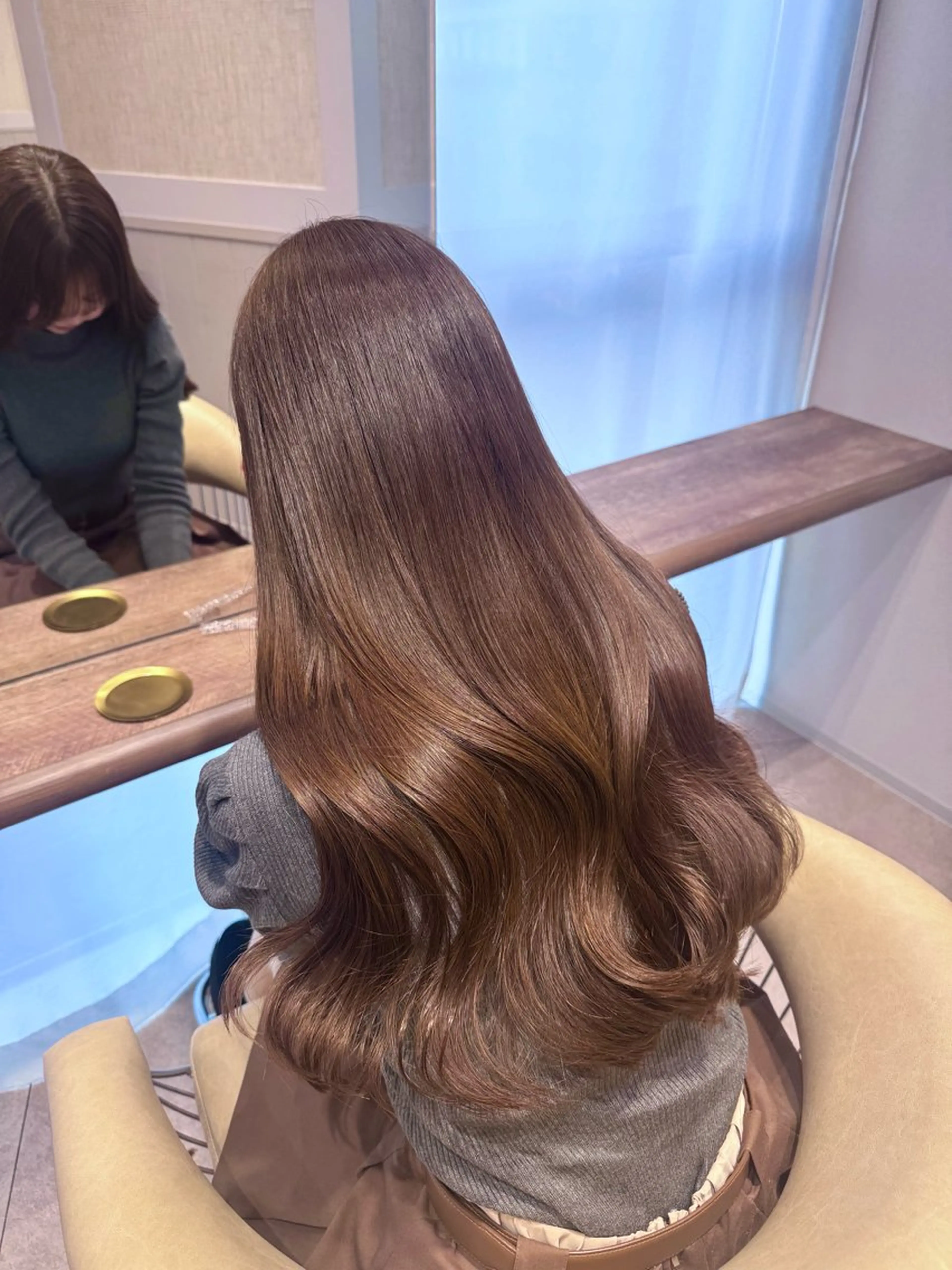 ロング カラー カット ヘアカラー トリートメント 🩷渋谷/韓国レイヤ ー/透明感Sayaのヘアスタイル