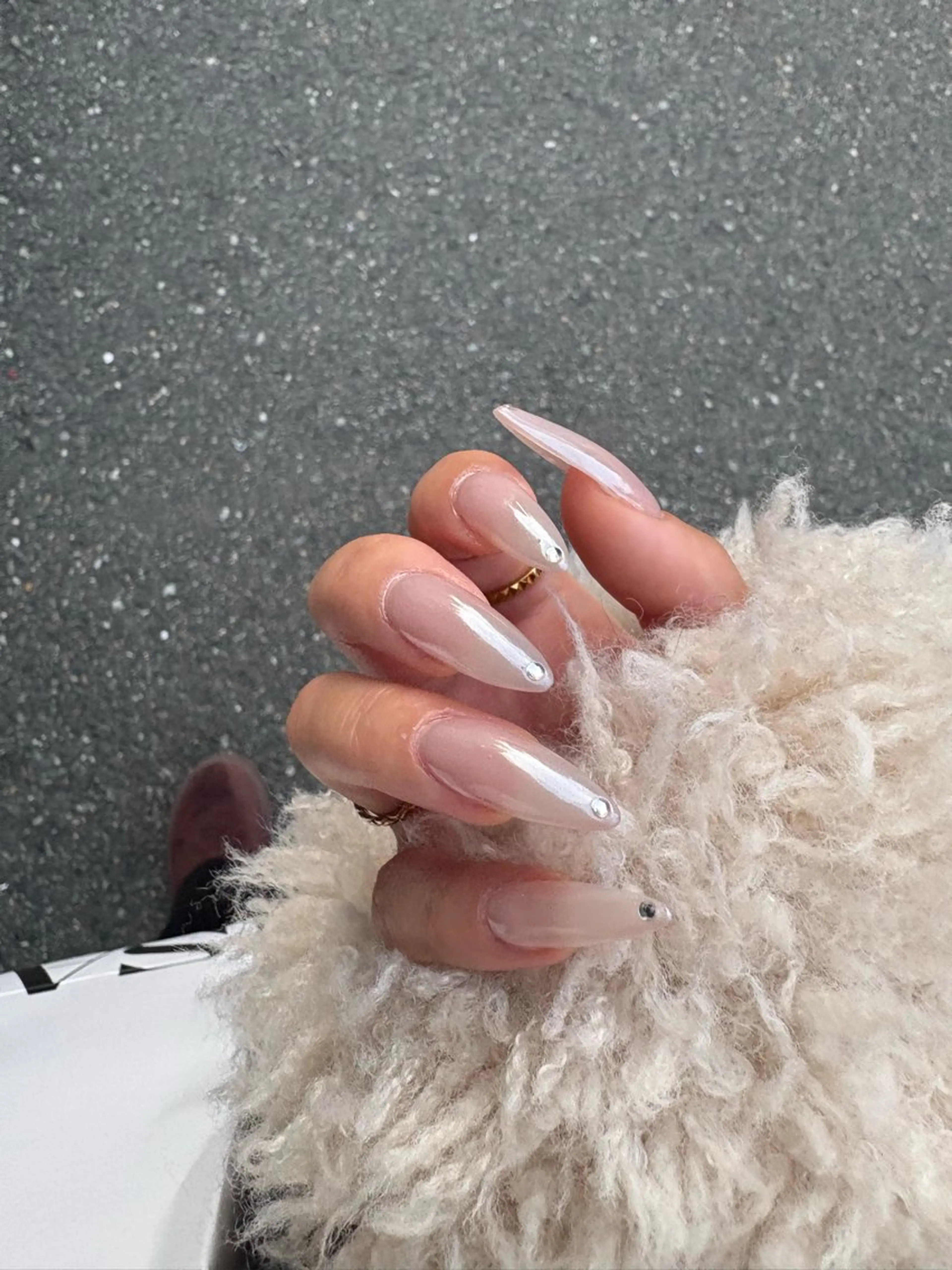 ネイル 韓国ワンホンネイル 🐈‍⬛natsuのネイルデザイン