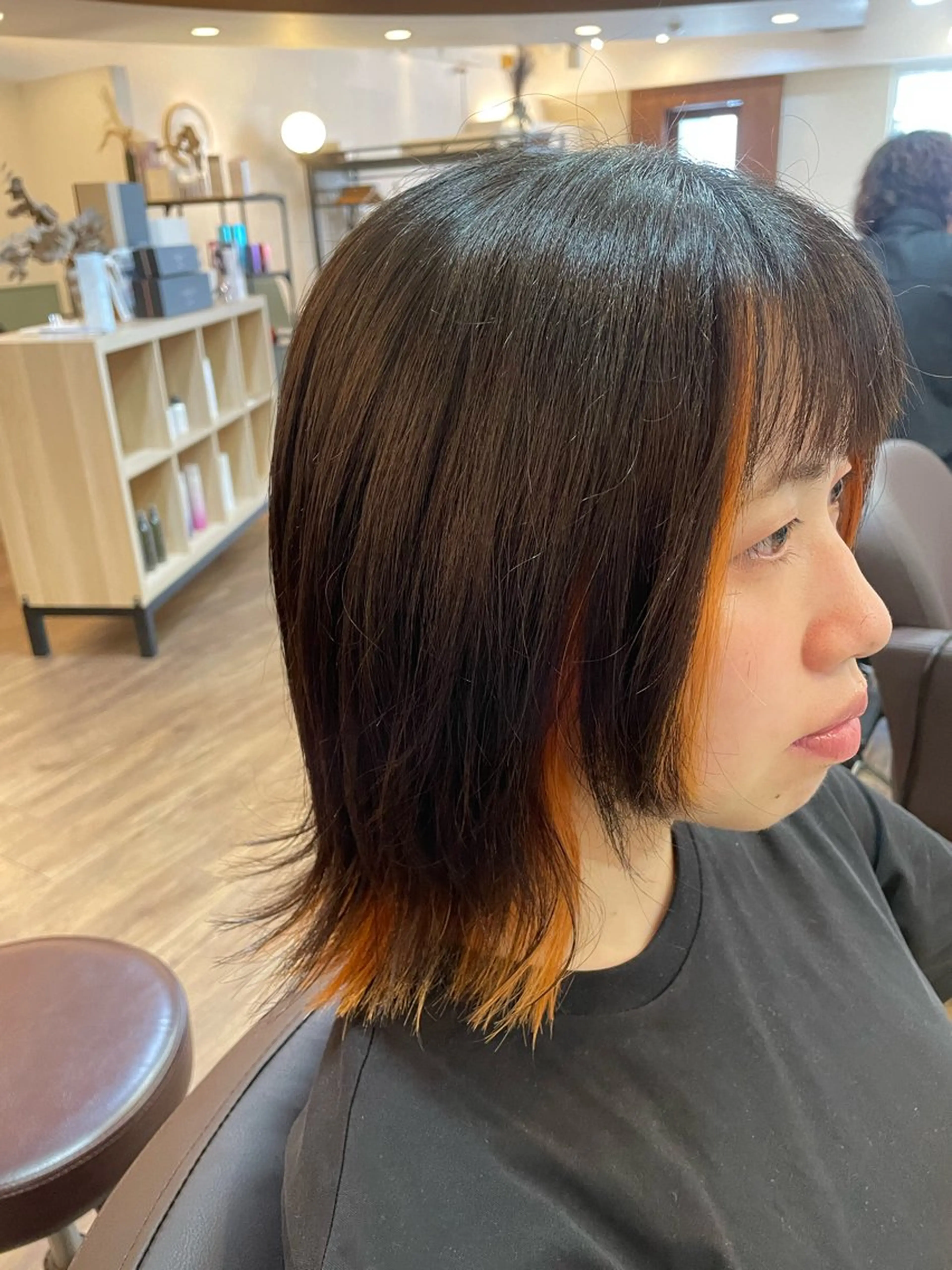 ミディアム カラー カット ヘアカラー MATSURI BASE.AWAJIのヘアスタイル