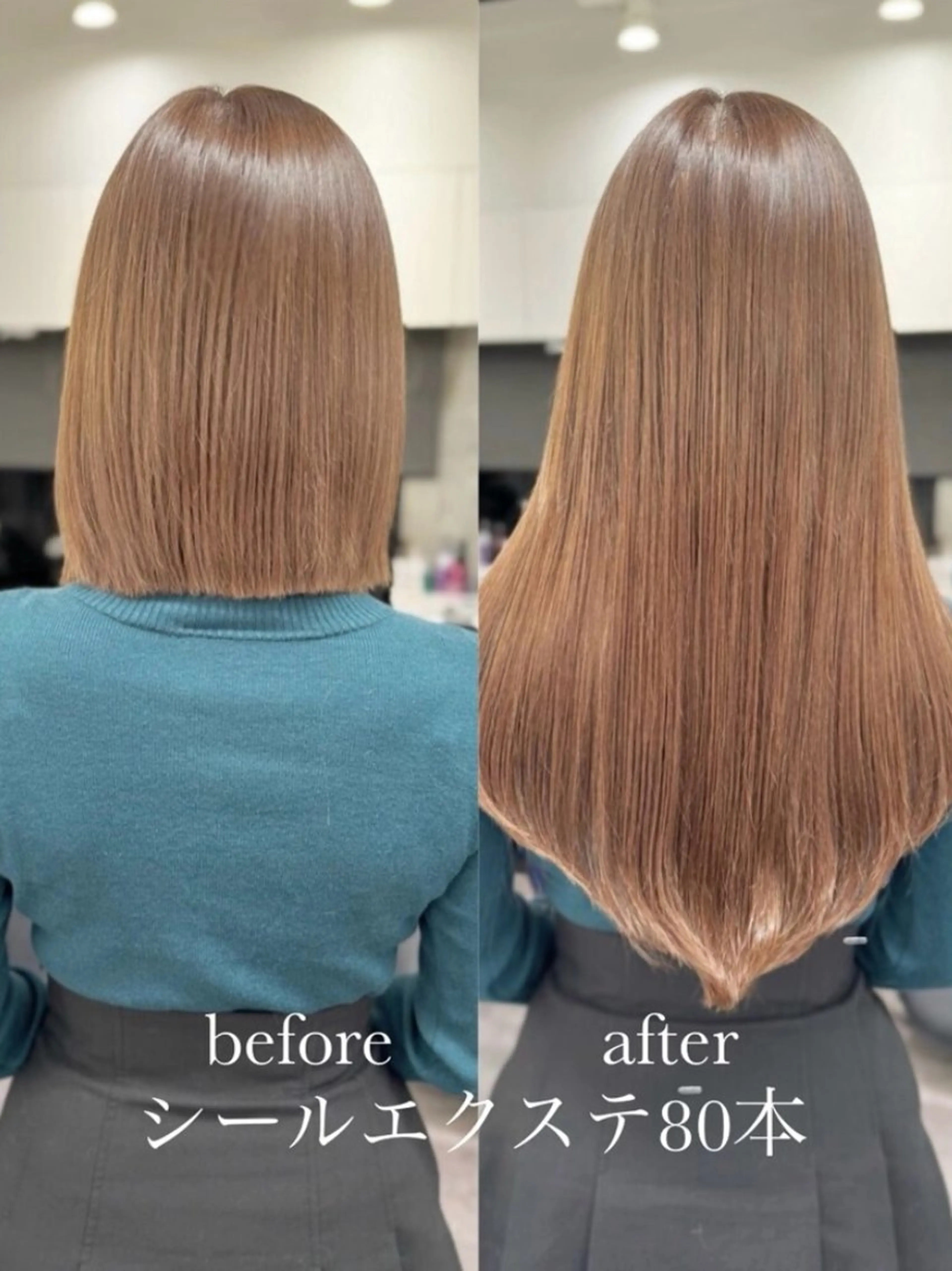 ロング カラー ヘアアレンジ エクステ vizz by el yts 北谷エクステのヘアスタイル