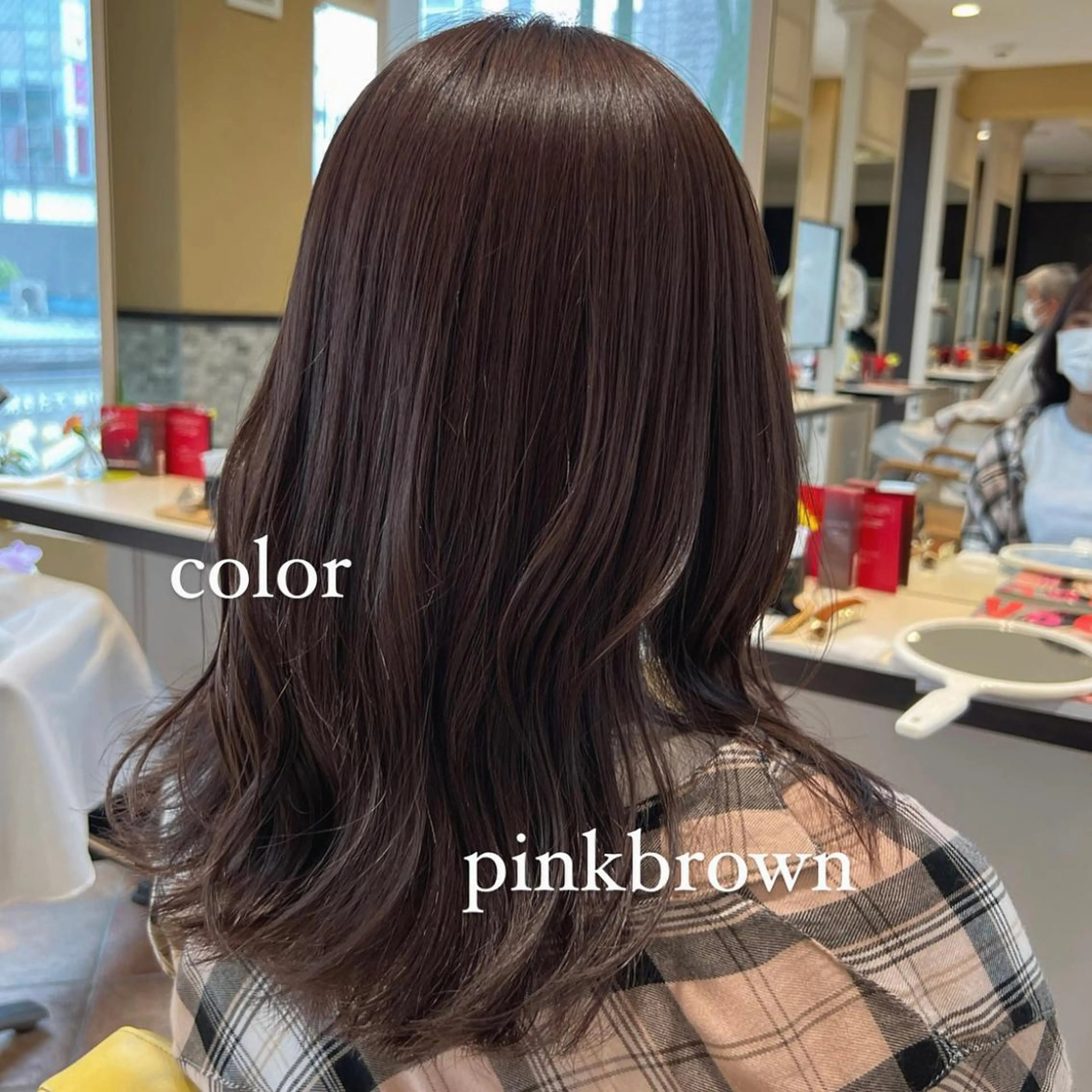 ロング カラー カット ヘアカラー 平山 美緒のヘアスタイル