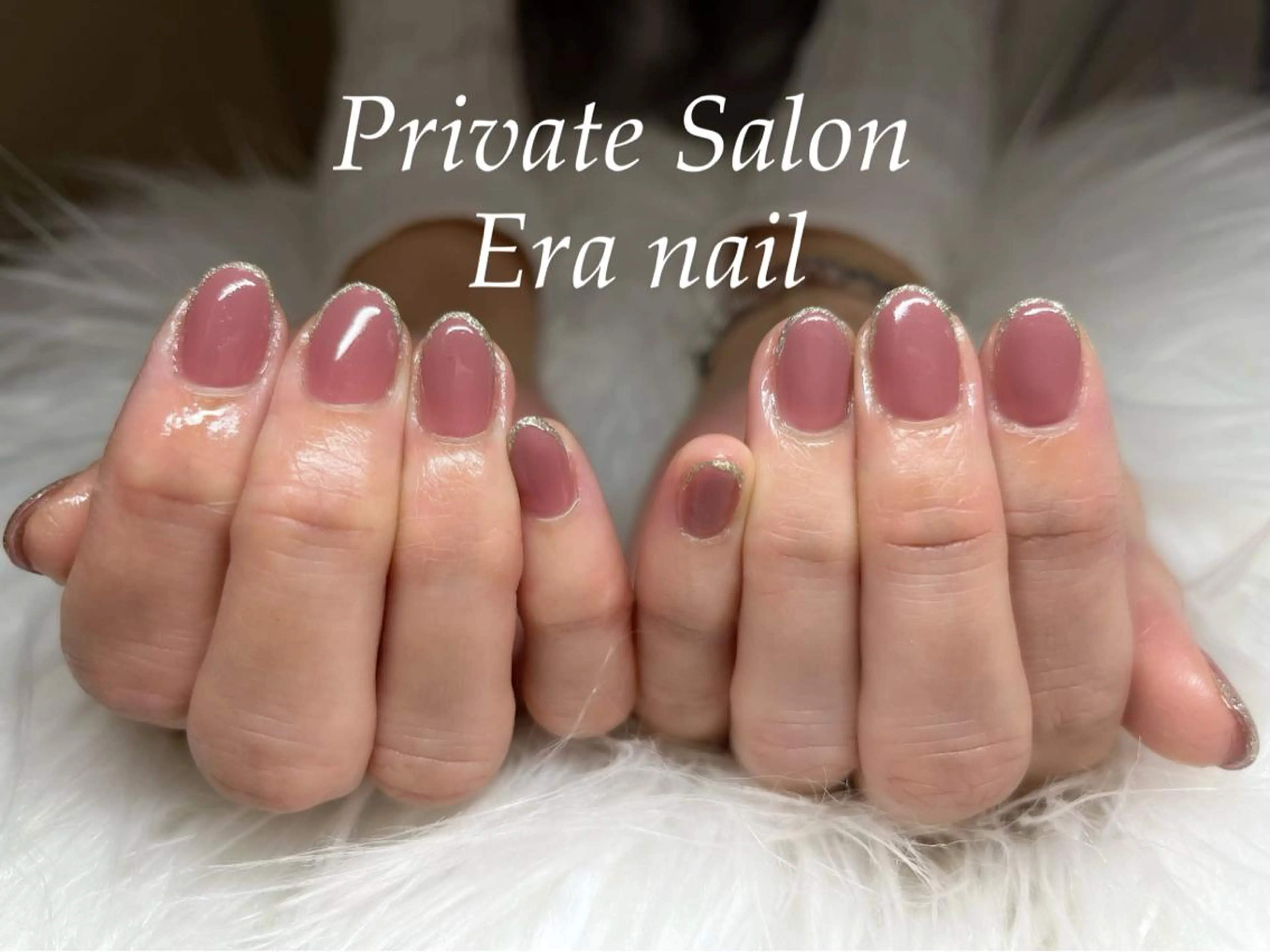 ネイル ラメ(グリッター) ワンカラーネイル ハンドネイル Era nailのネイルデザイン