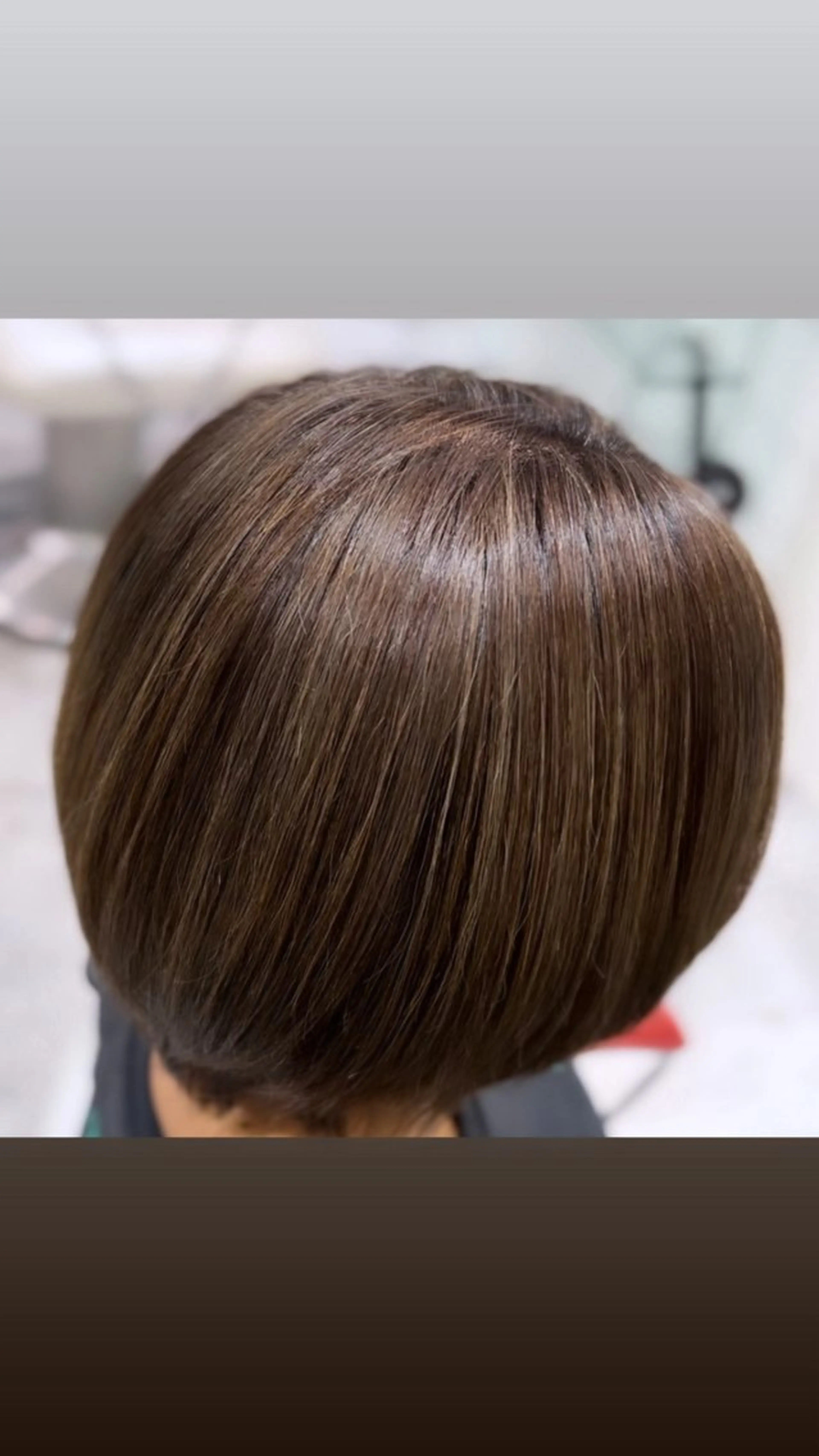 ミディアム カラー ハイライトカラー ハイライト カット ヘアカラー 美髪矯正/髪質改善 /透明感ある艶カラーのヘアスタイル