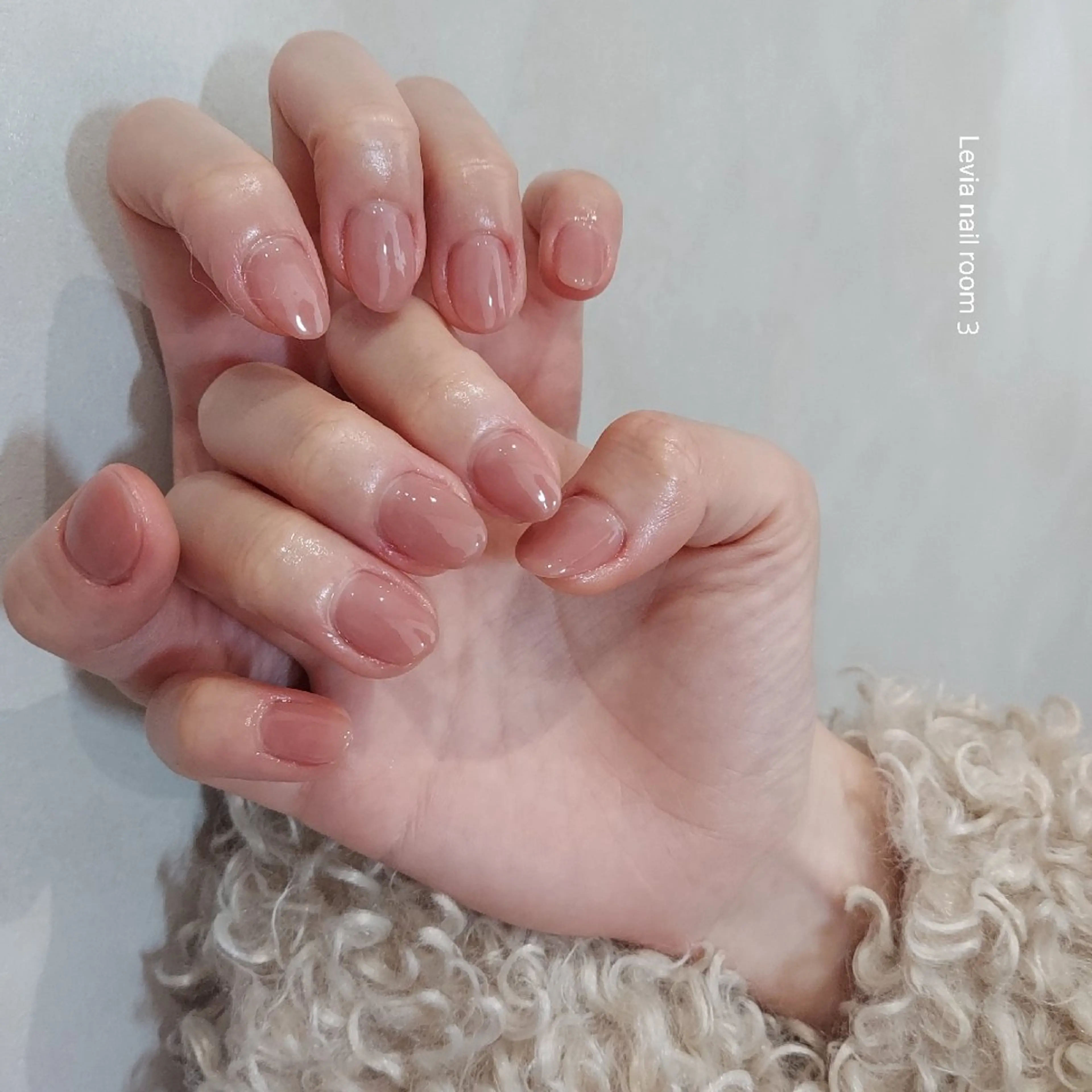 ネイル オフィスネイル ワンカラーネイル Levia春江店 nailsalon所属・Levia nail 清水のネイルデザイン