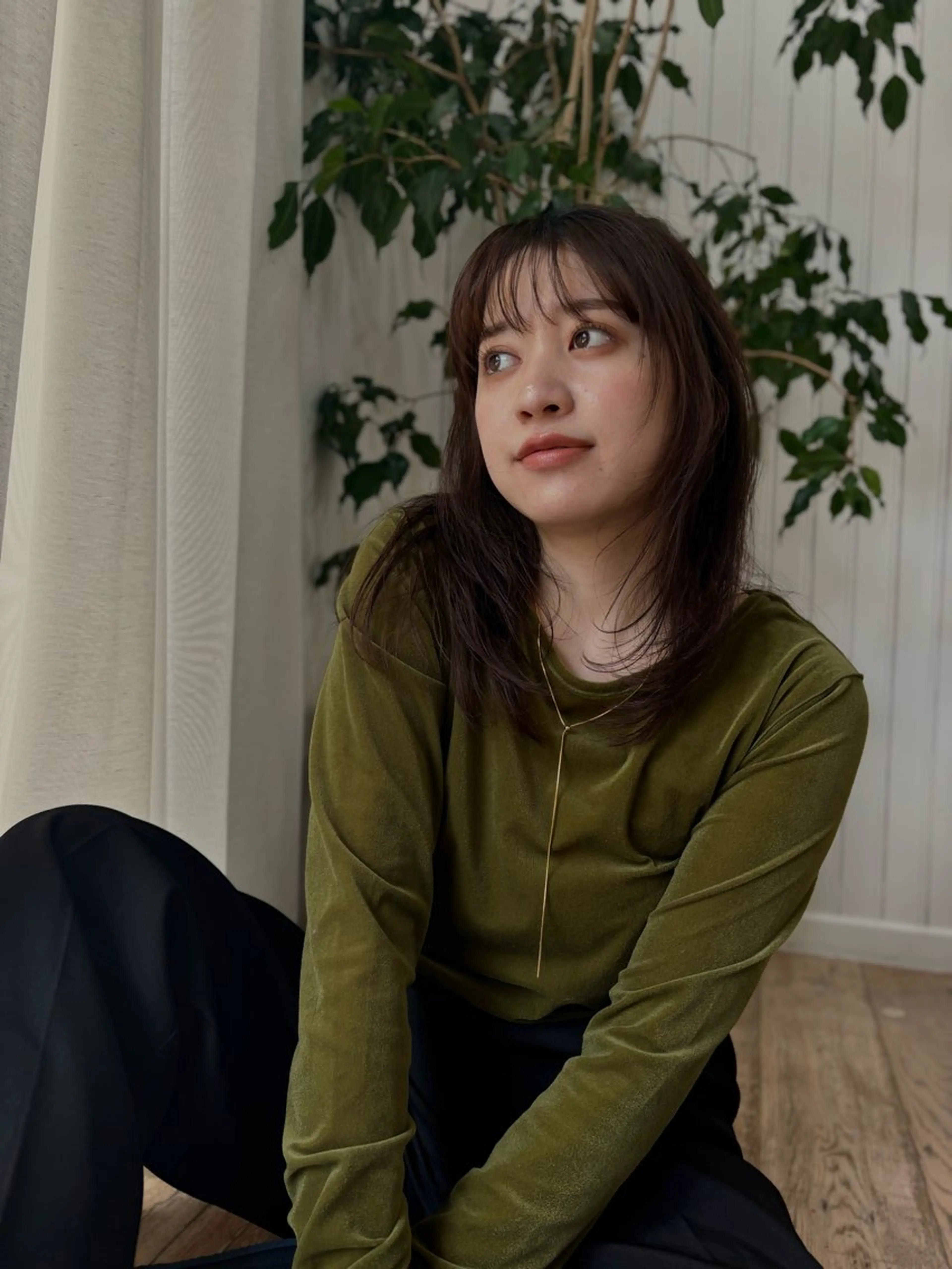 ミディアム カラー A.C.T C-LOOPUNITED所属・ボブ/透明感カラー/ あかねのヘアスタイル