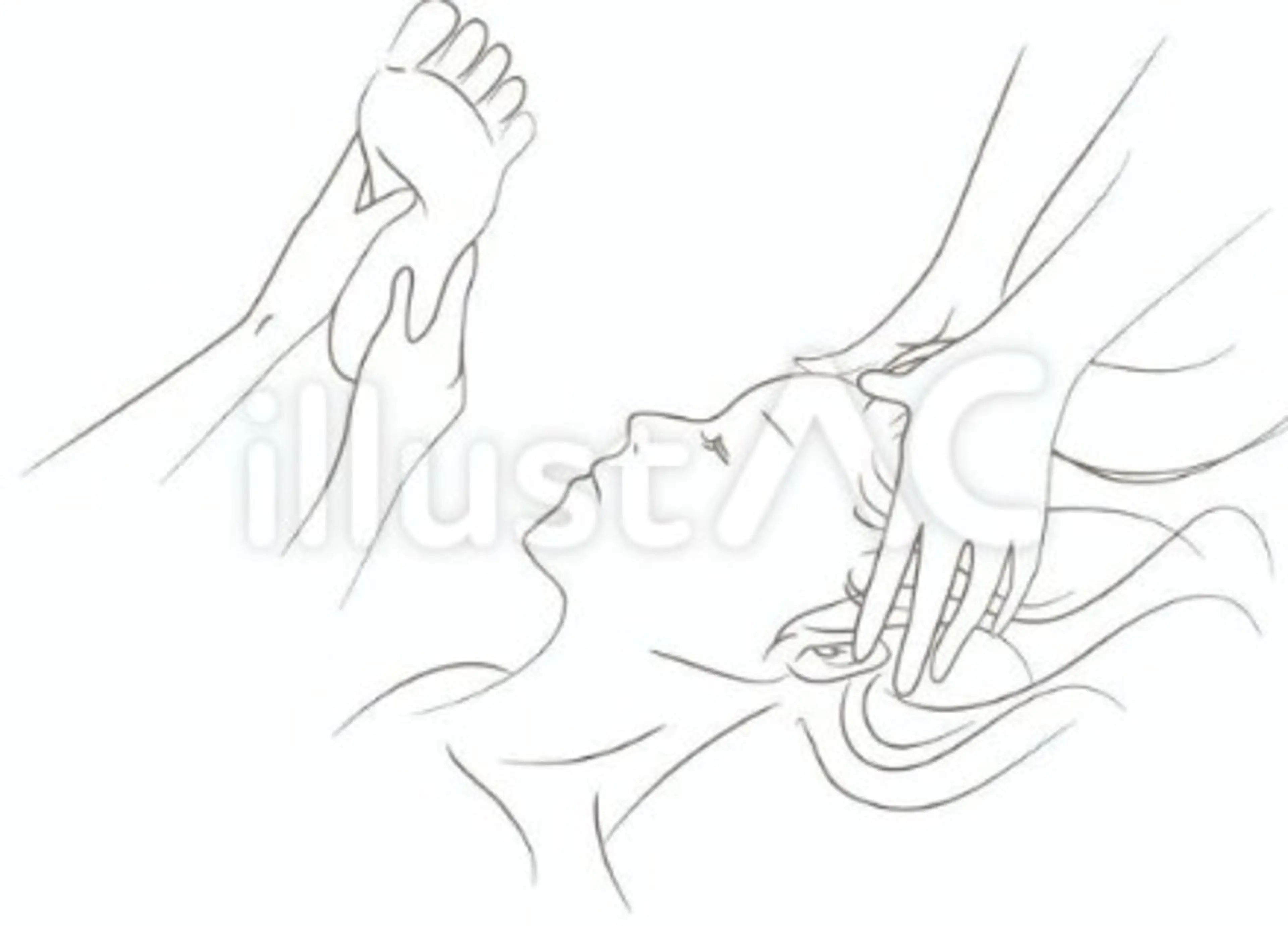 ヘッドマッサージ３０分+足裏３０分の写真