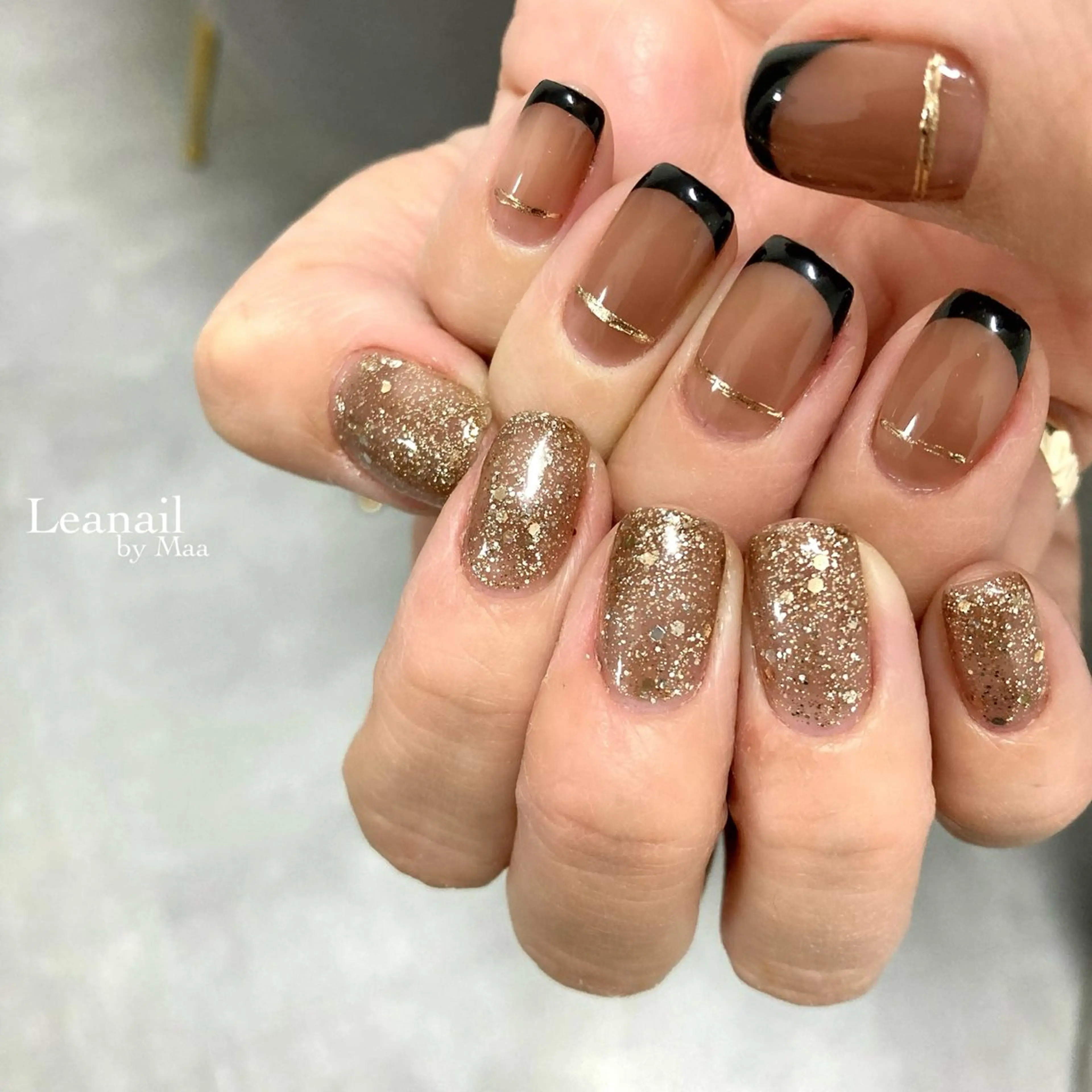 ネイル ハンドネイル private_ salon.Leaのネイルデザイン