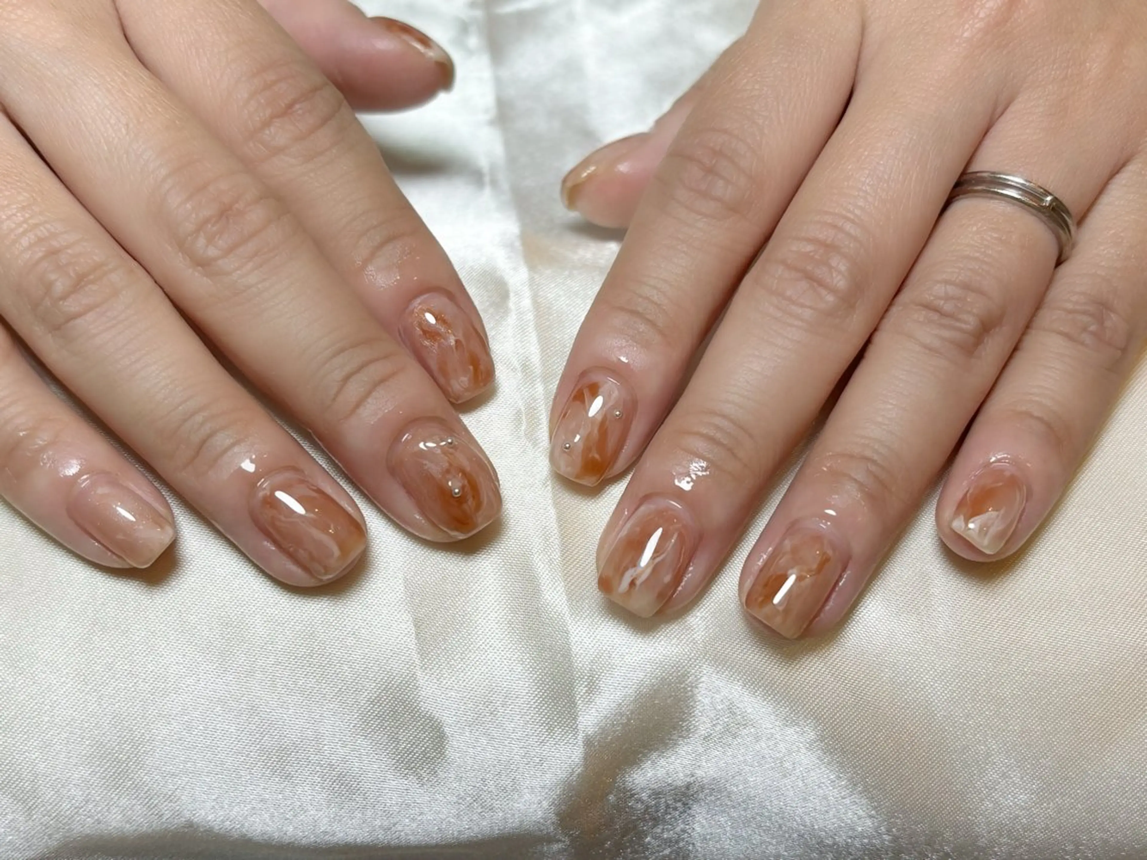 ネイル ハンドネイル ハンドケア ゆう .のネイルデザイン