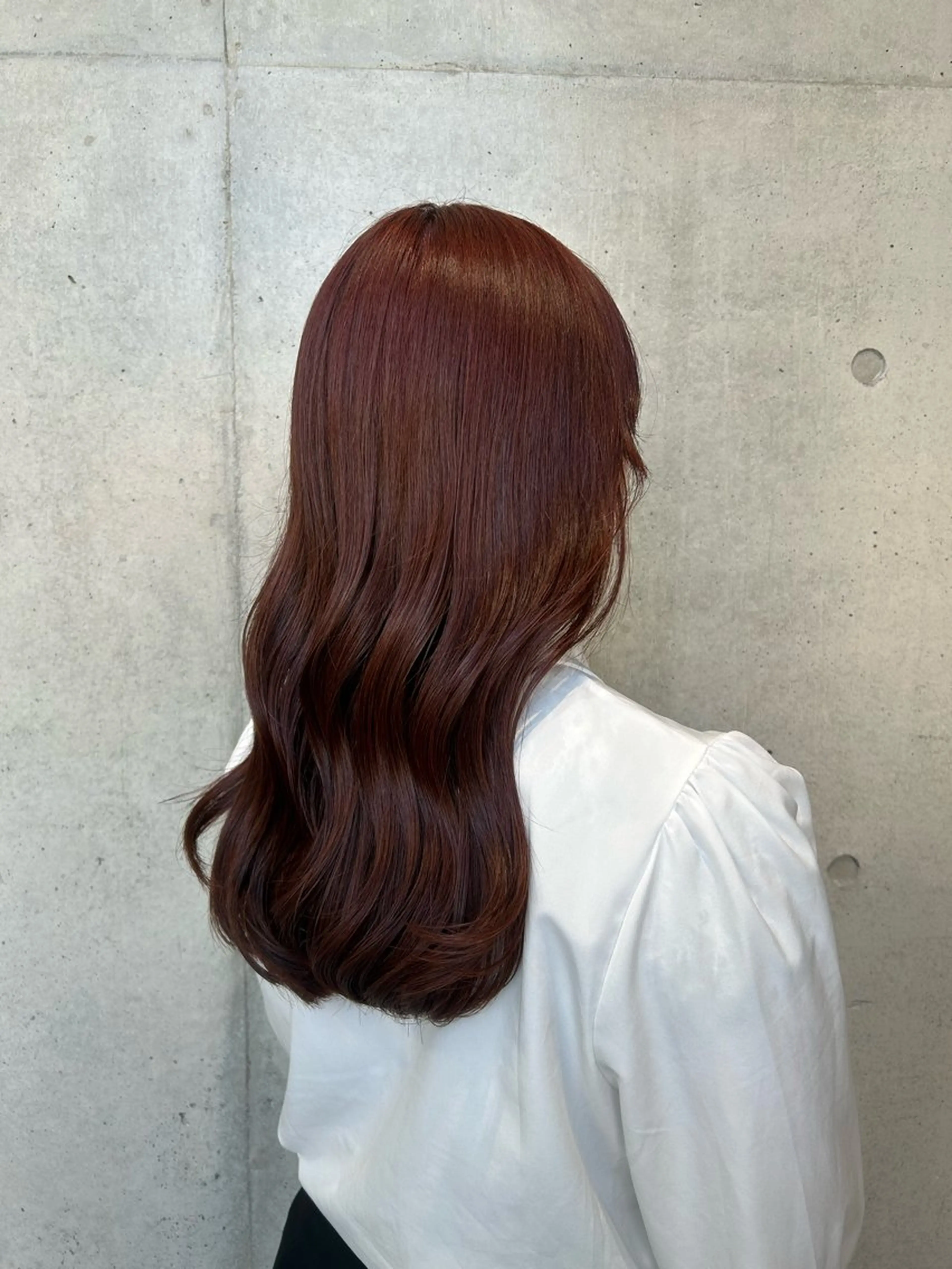 セミロング カラー ヘアアレンジ ヘアカラー トリートメント ボブ艶モテカラー🫧 カリンのヘアスタイル
