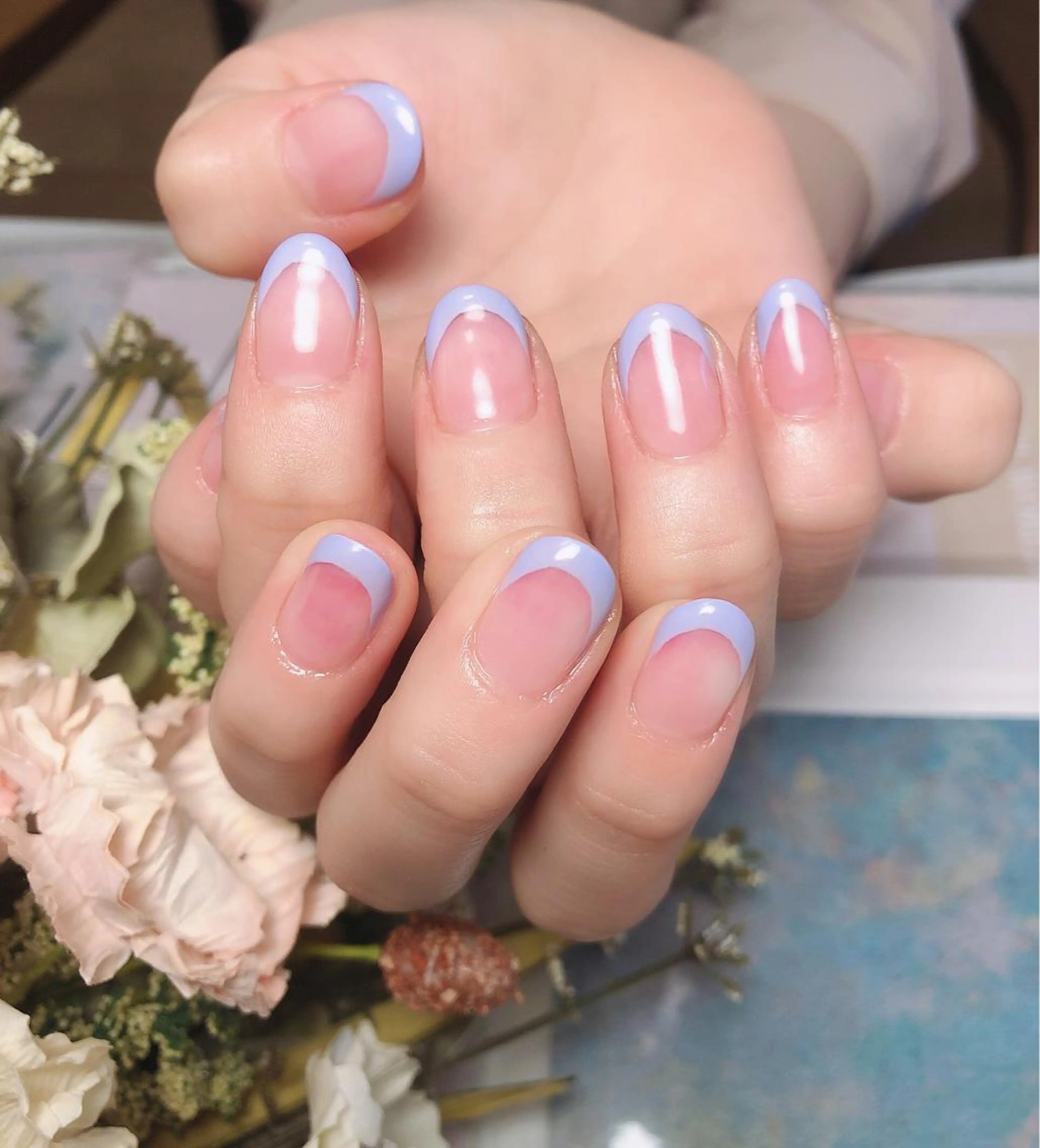 ネイル フレンチネイル 🍭Kiara Nail🍭のネイルデザイン