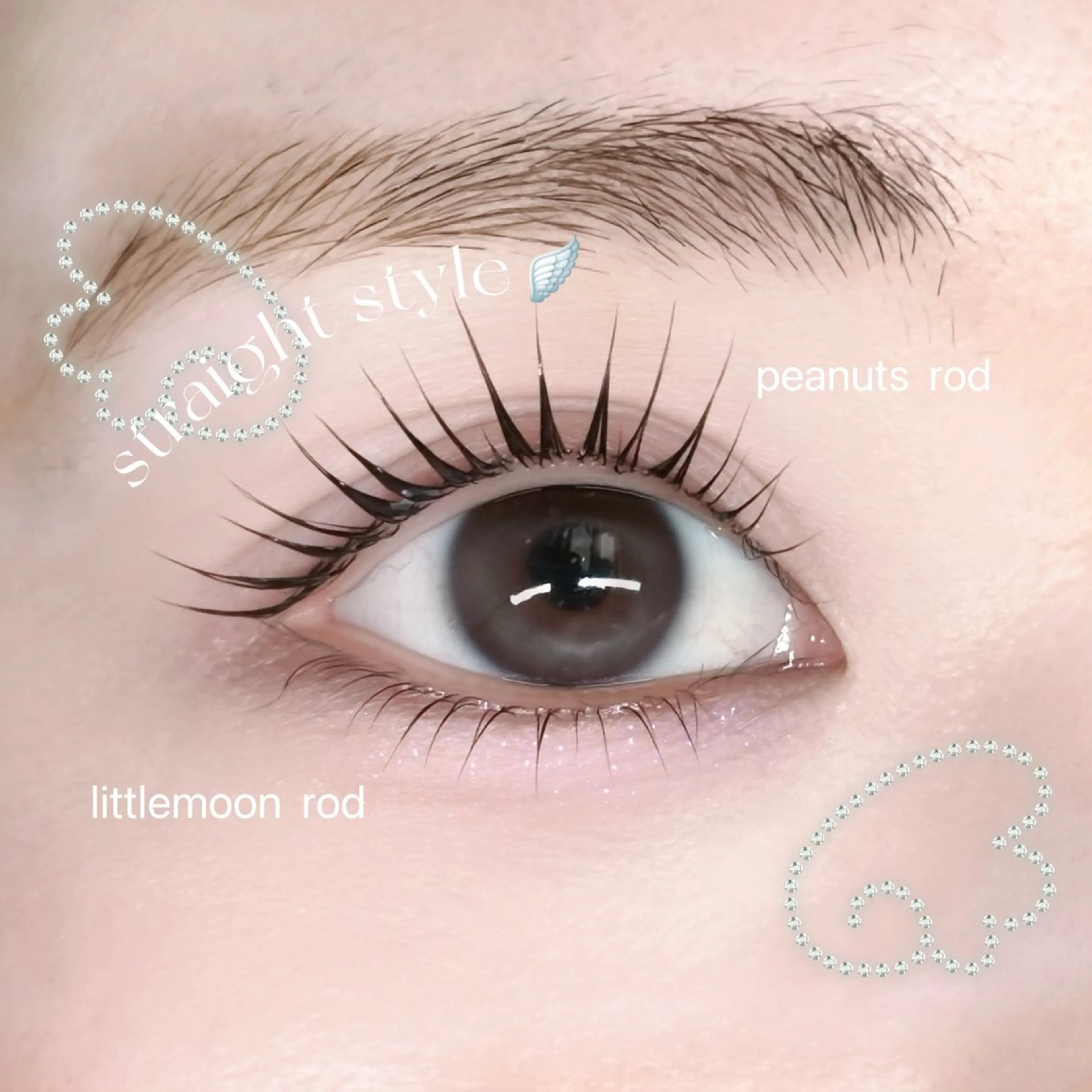 マツエク・マツパ マツパ 🩶LED＆ダブル フラットRAN🪽のマツエク・マツパデザイン