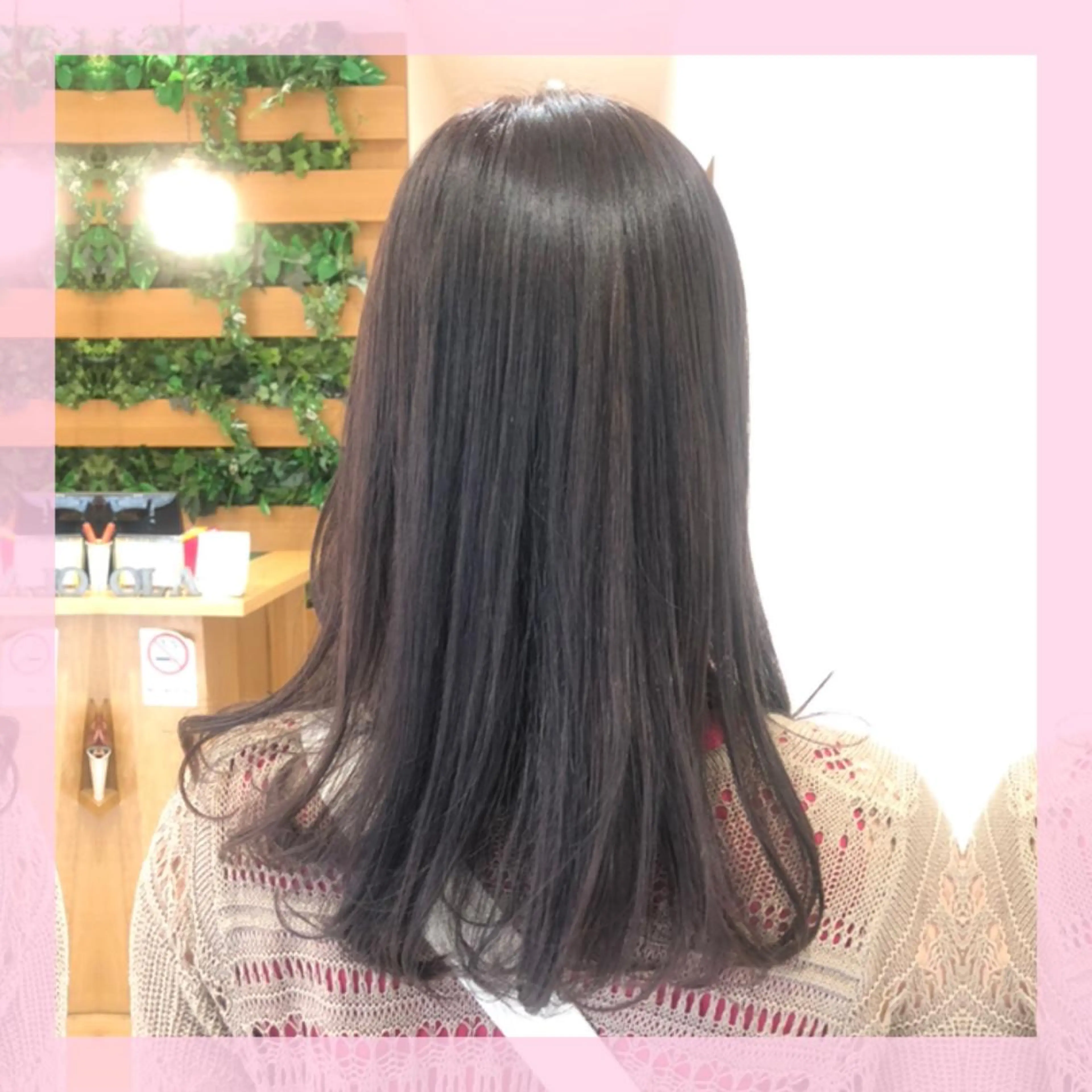 ミディアム カラー ベージュカラー ラベンダーカラー ラベンダーベージュ カット ヘアカラー トリートメント 🍒前川 🍒のヘアスタイル