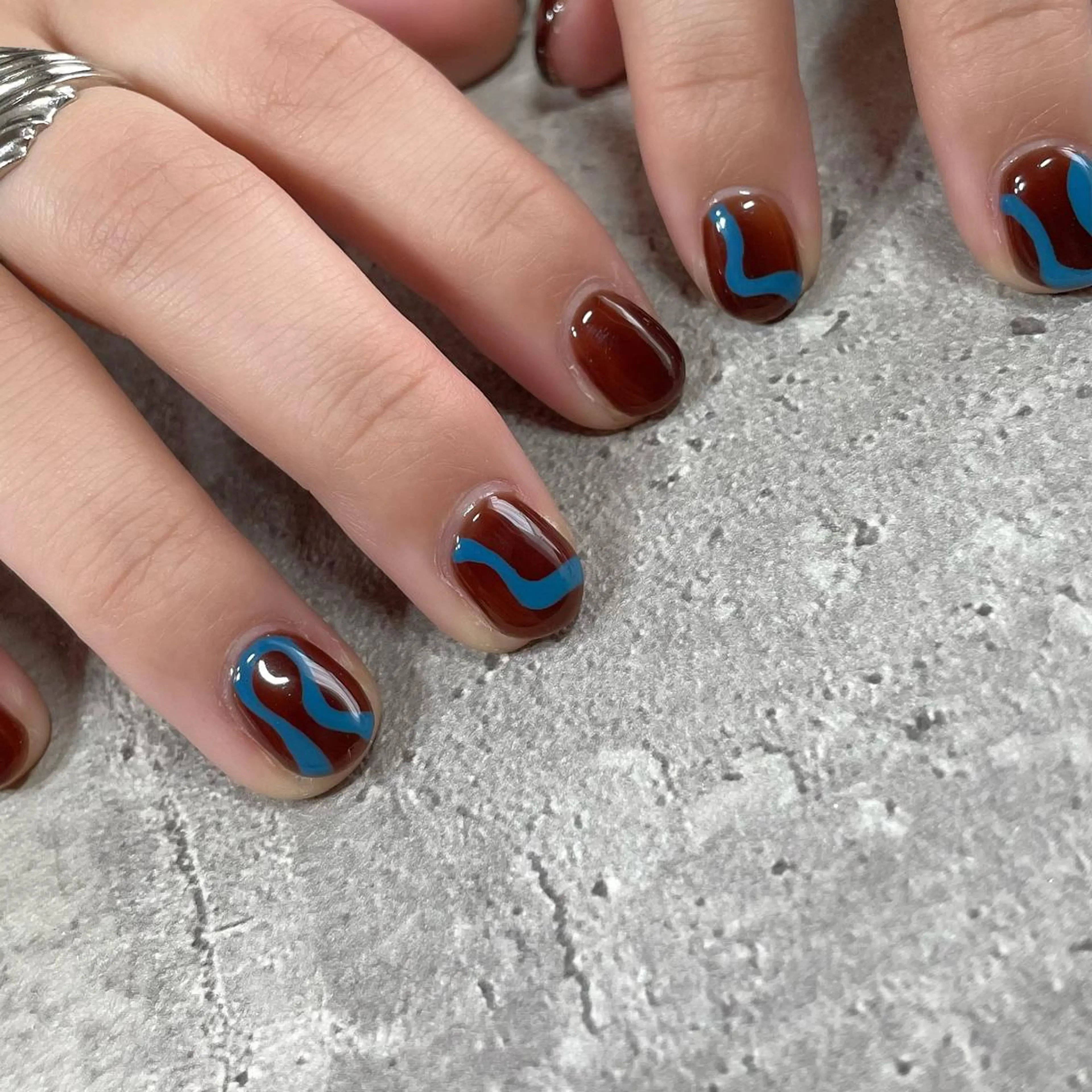 ネイル ジェルネイル 東 千夏のネイルデザイン