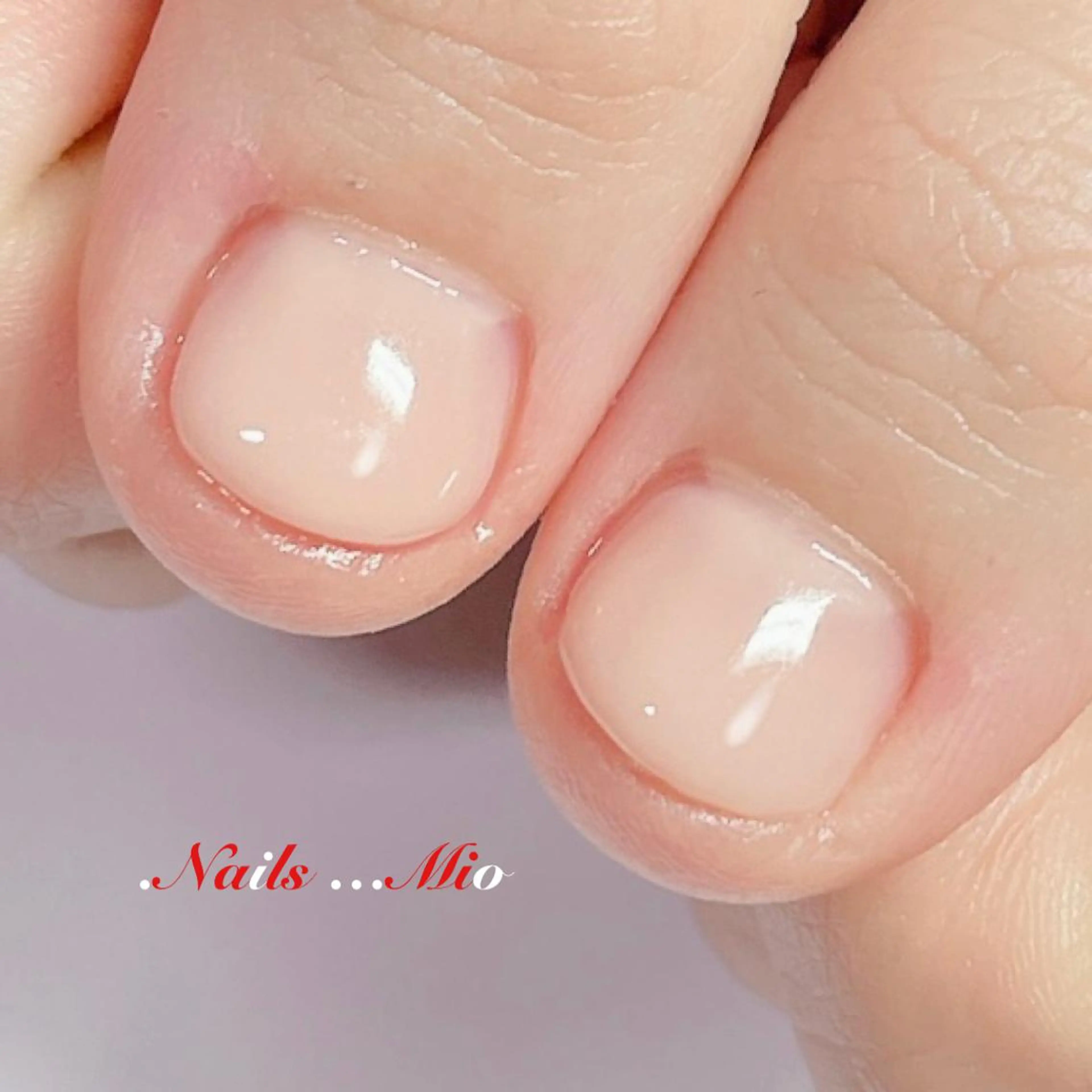 ネイル ジェルネイル ワンカラーネイル .Nails Mio 赤羽西ネイルサロンのネイルデザイン