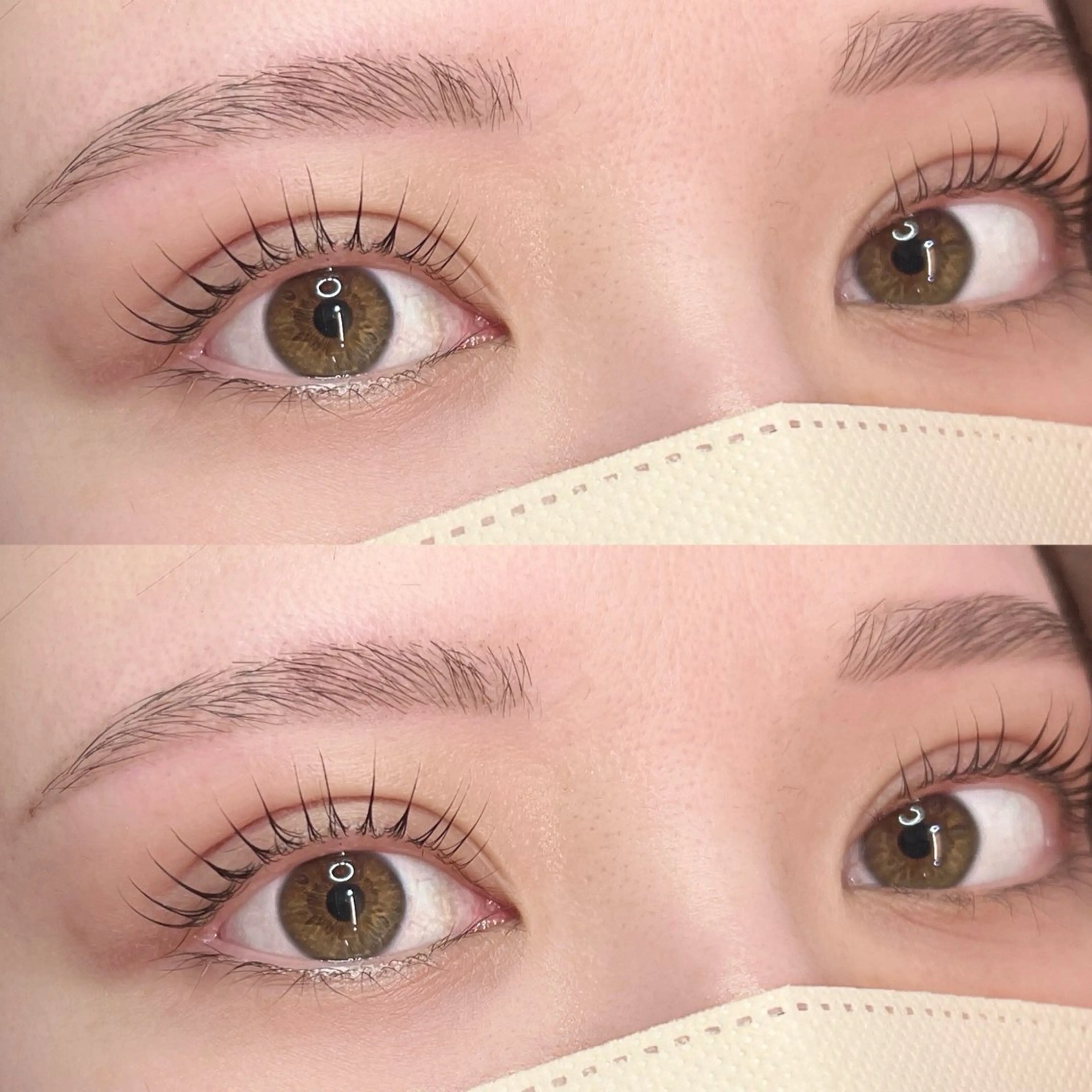 マツエク・マツパ 束感まつ毛 パリジェンヌラッシュリフト まつげパーマ 一重×まつ毛パーマ マツパ fein.Ruka ♡垢抜け美眉のマツエク・マツパデザイン