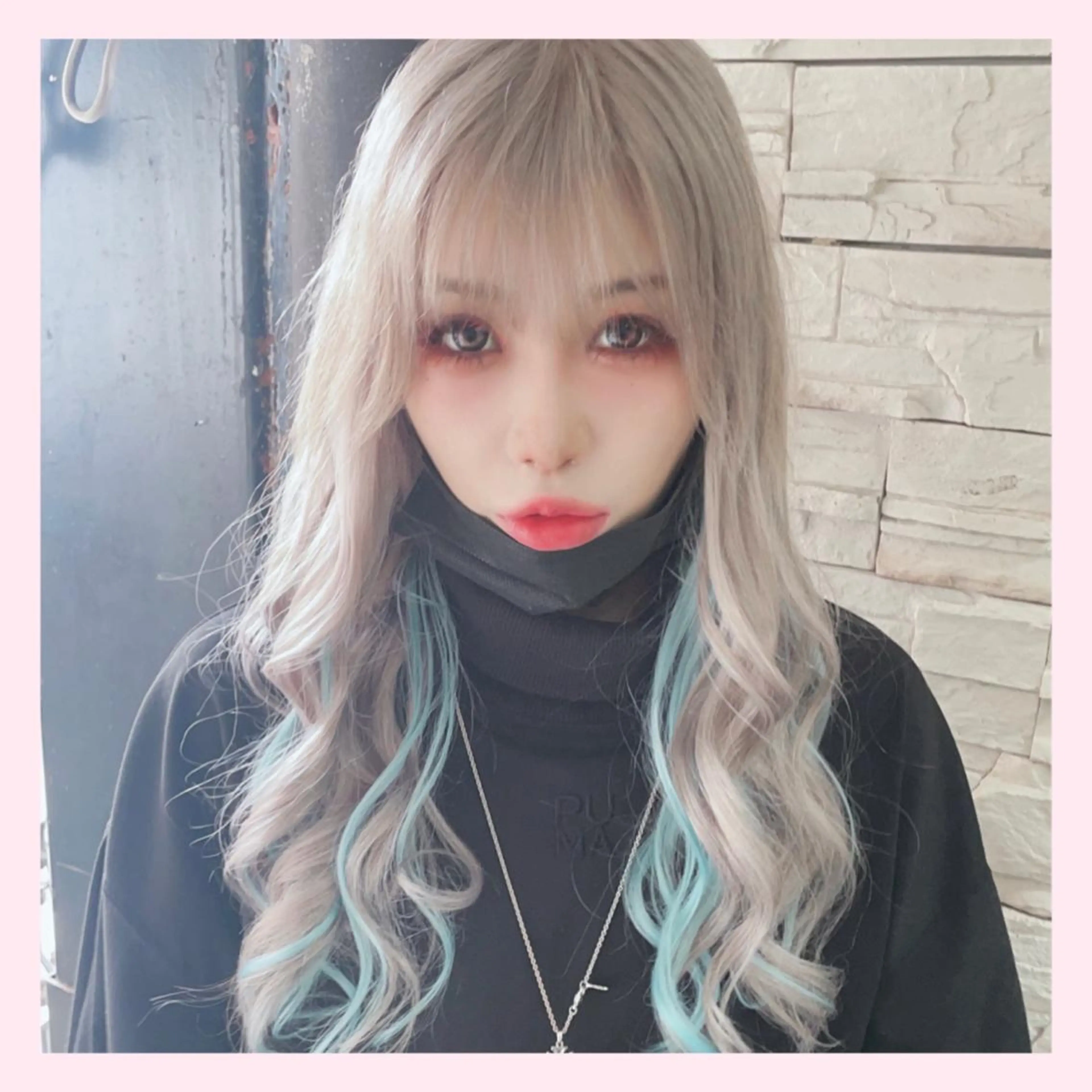 ロング カラー ヘアカラー エクステ シシド ユウスケ Aceのヘアスタイル