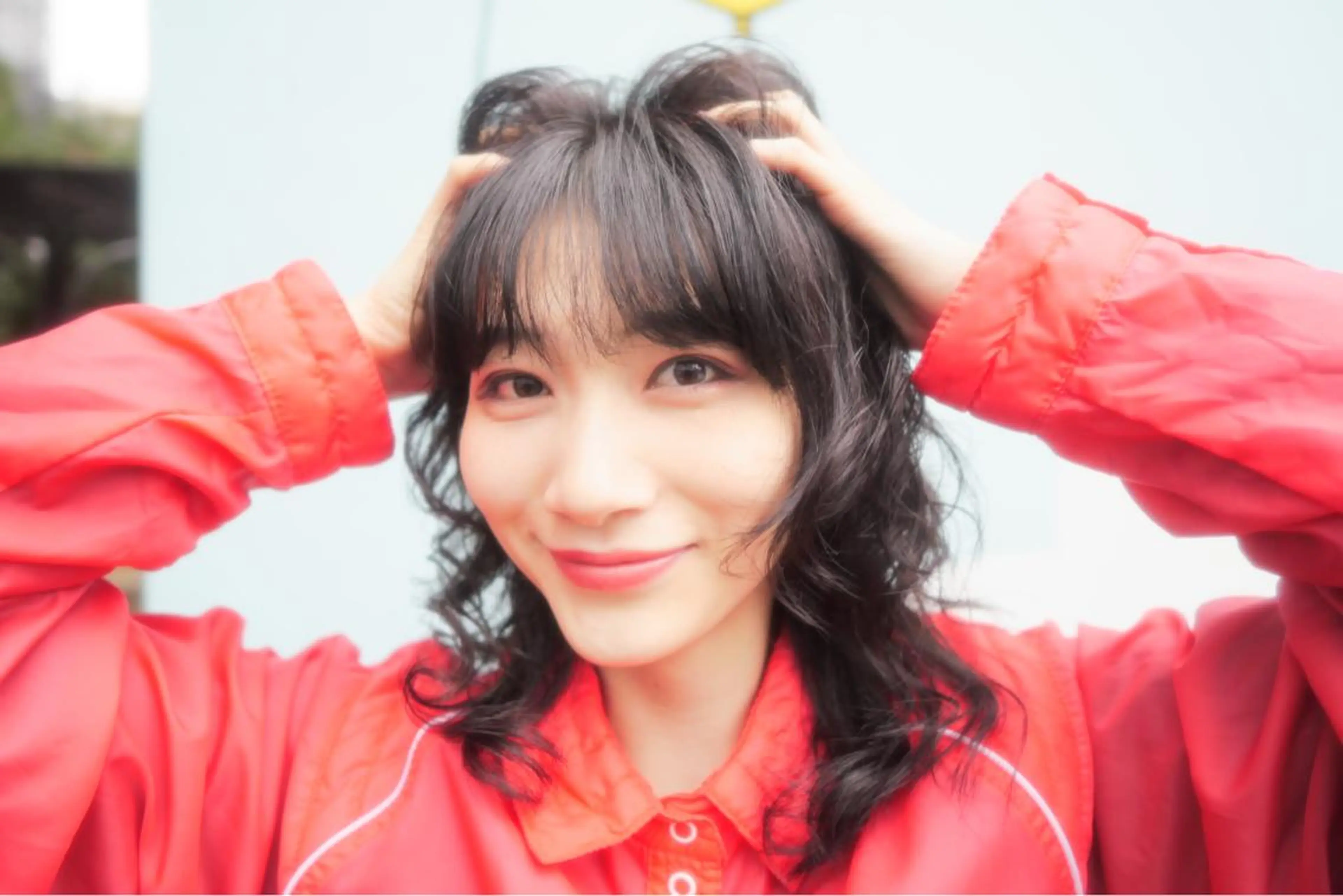 ミディアム パーマ ミディアムパーマ レイヤーカット ウルフカット 原一真/ 外国人ショートヘアのヘアスタイル