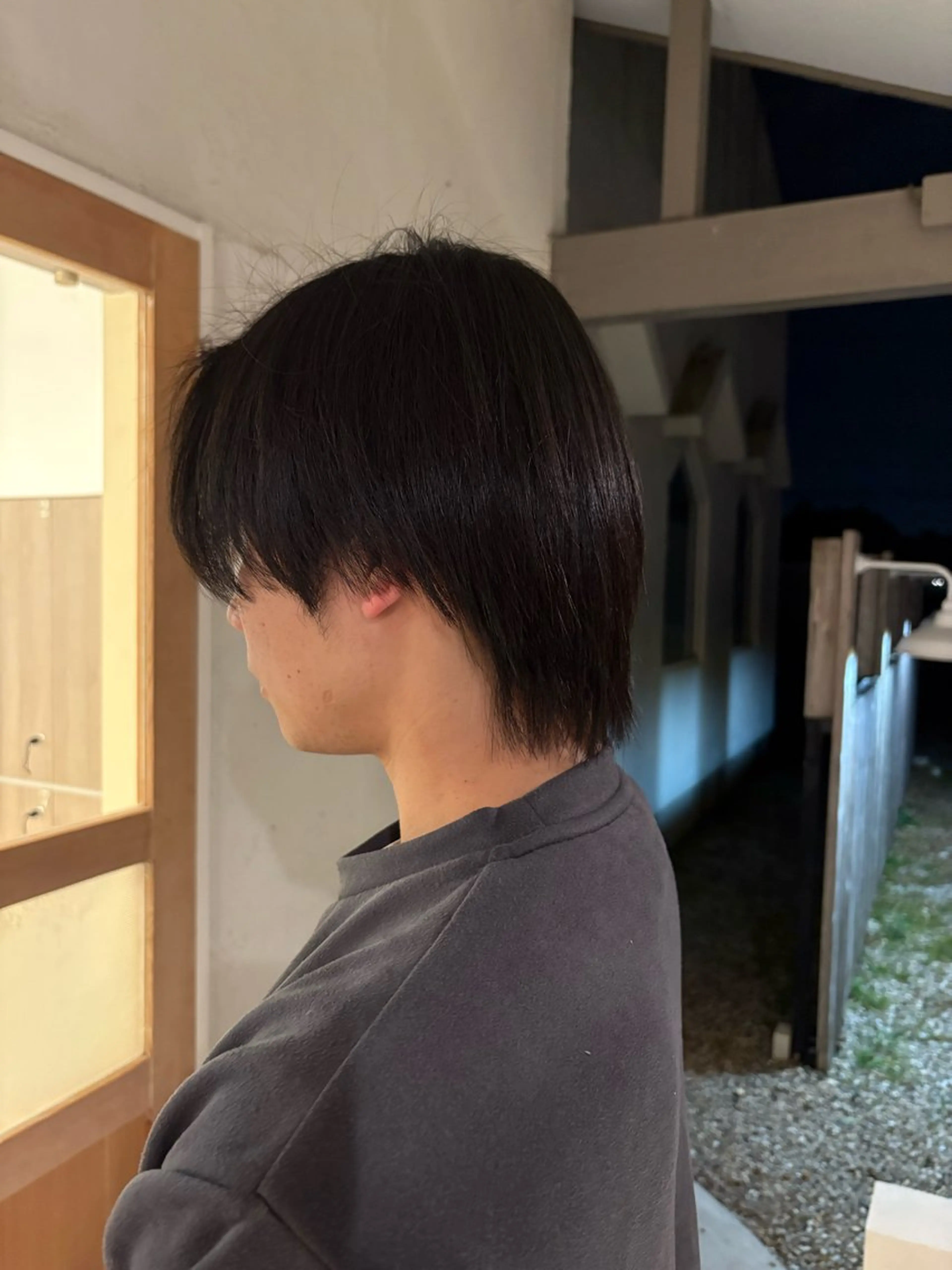 メンズ 縮毛矯正 ルプラボウ すぎやまみほのヘアスタイル