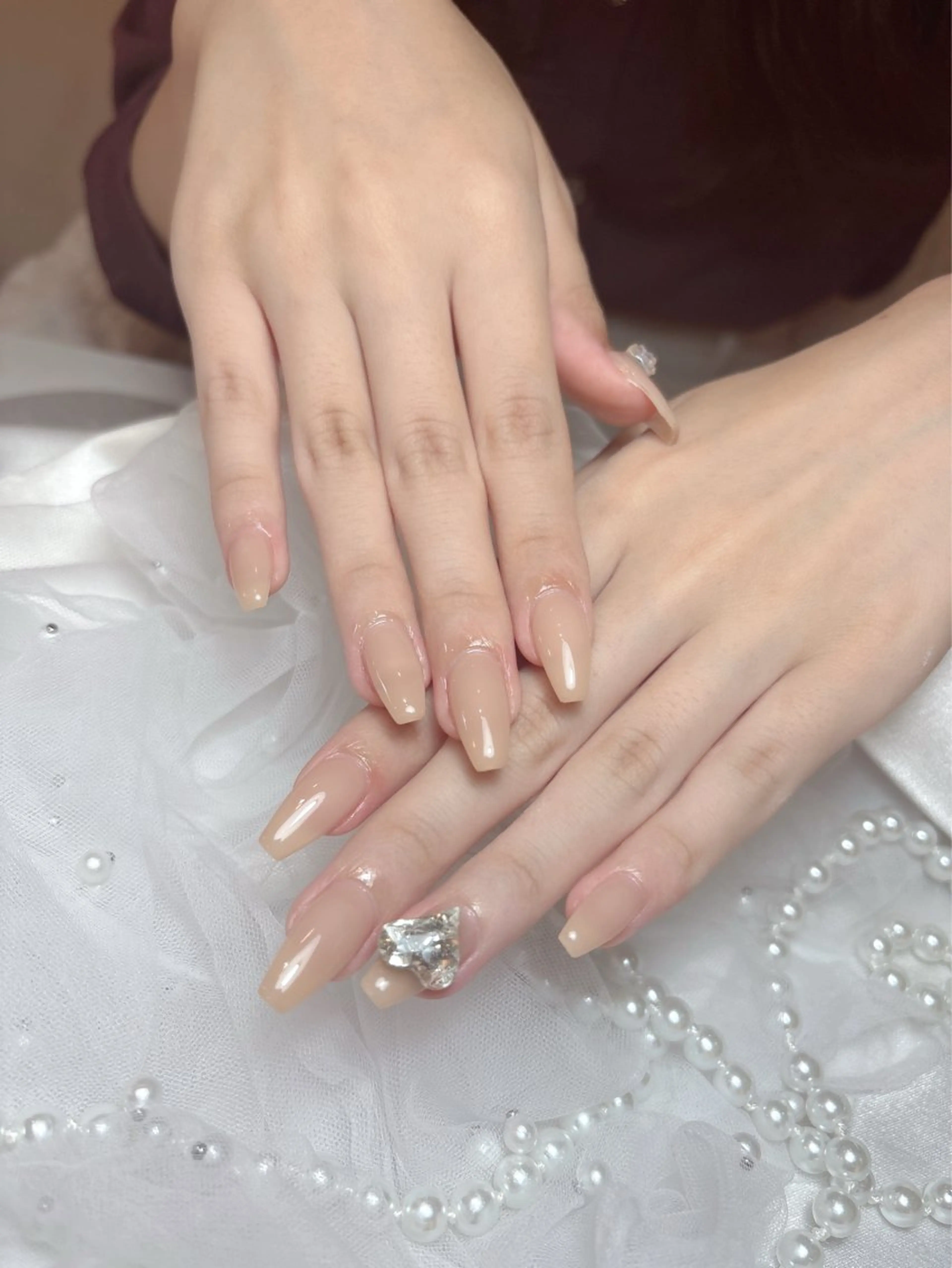 ネイル フットネイル フレンチネイル ジェルネイル ガーリー グラデーション ハンドネイル D.d Nail Moeのネイルデザイン