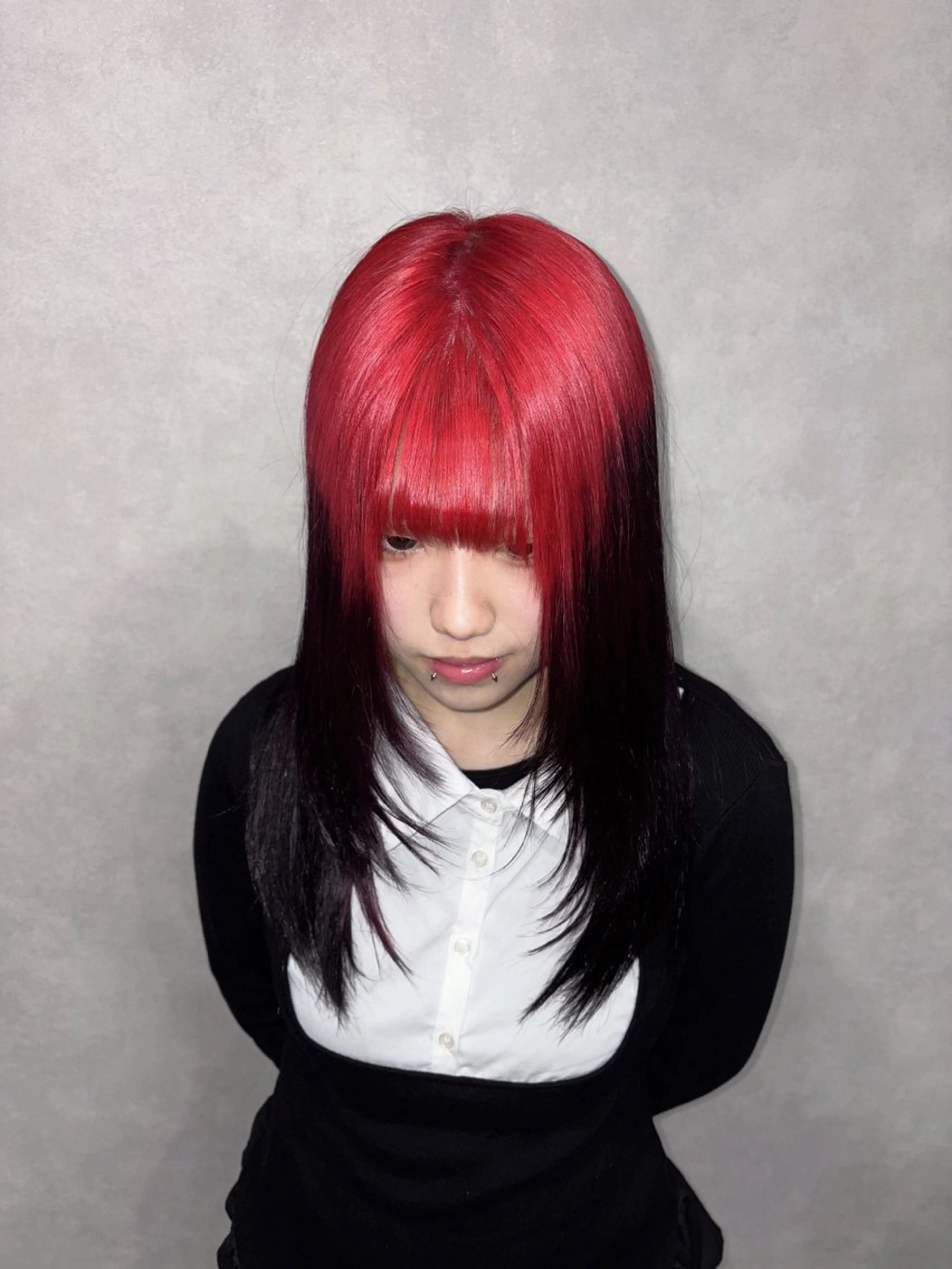 カラー BIZE 💚りょうか💚のヘアスタイル