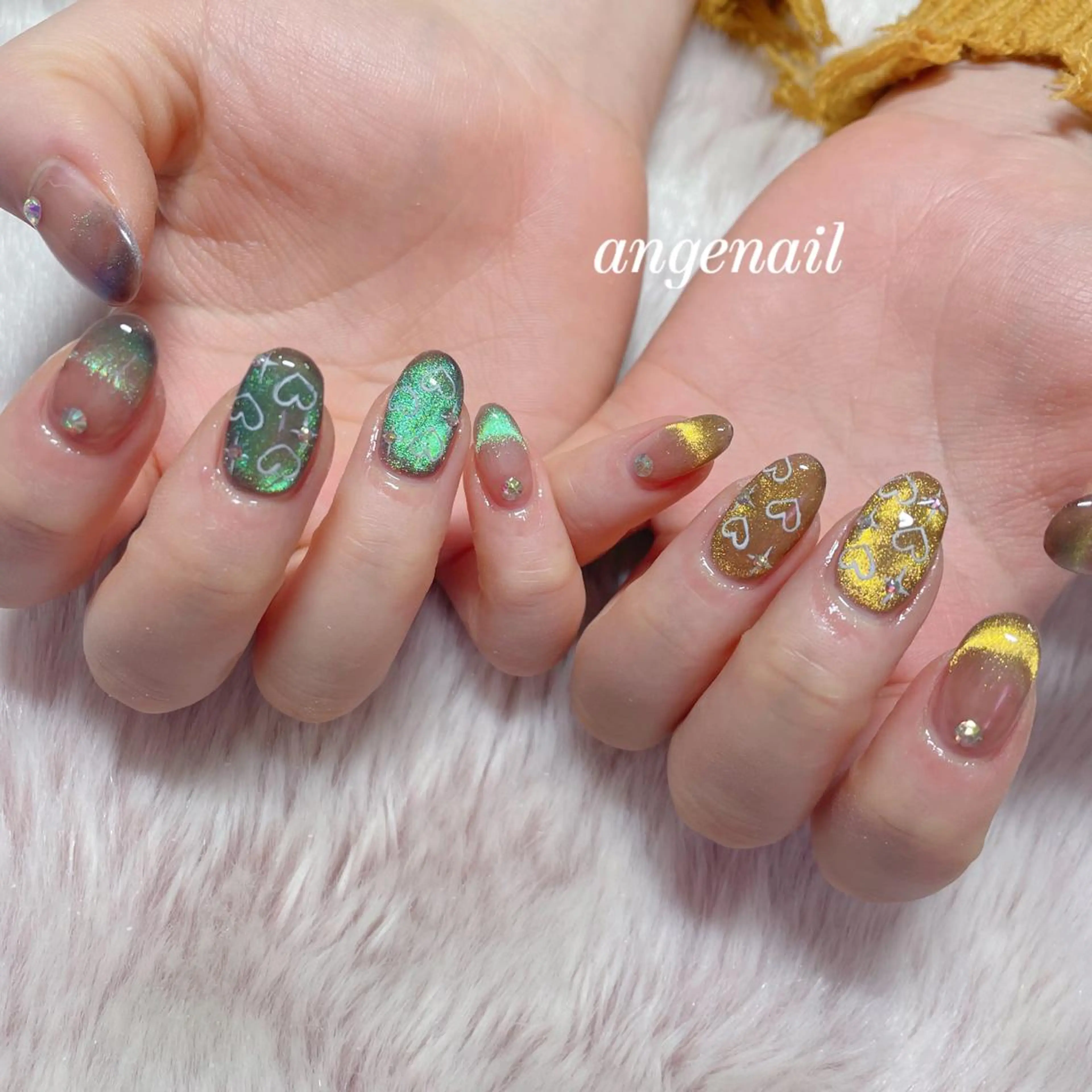 ネイル ハンドネイル オーナーネイリスト MAKIのネイルデザイン