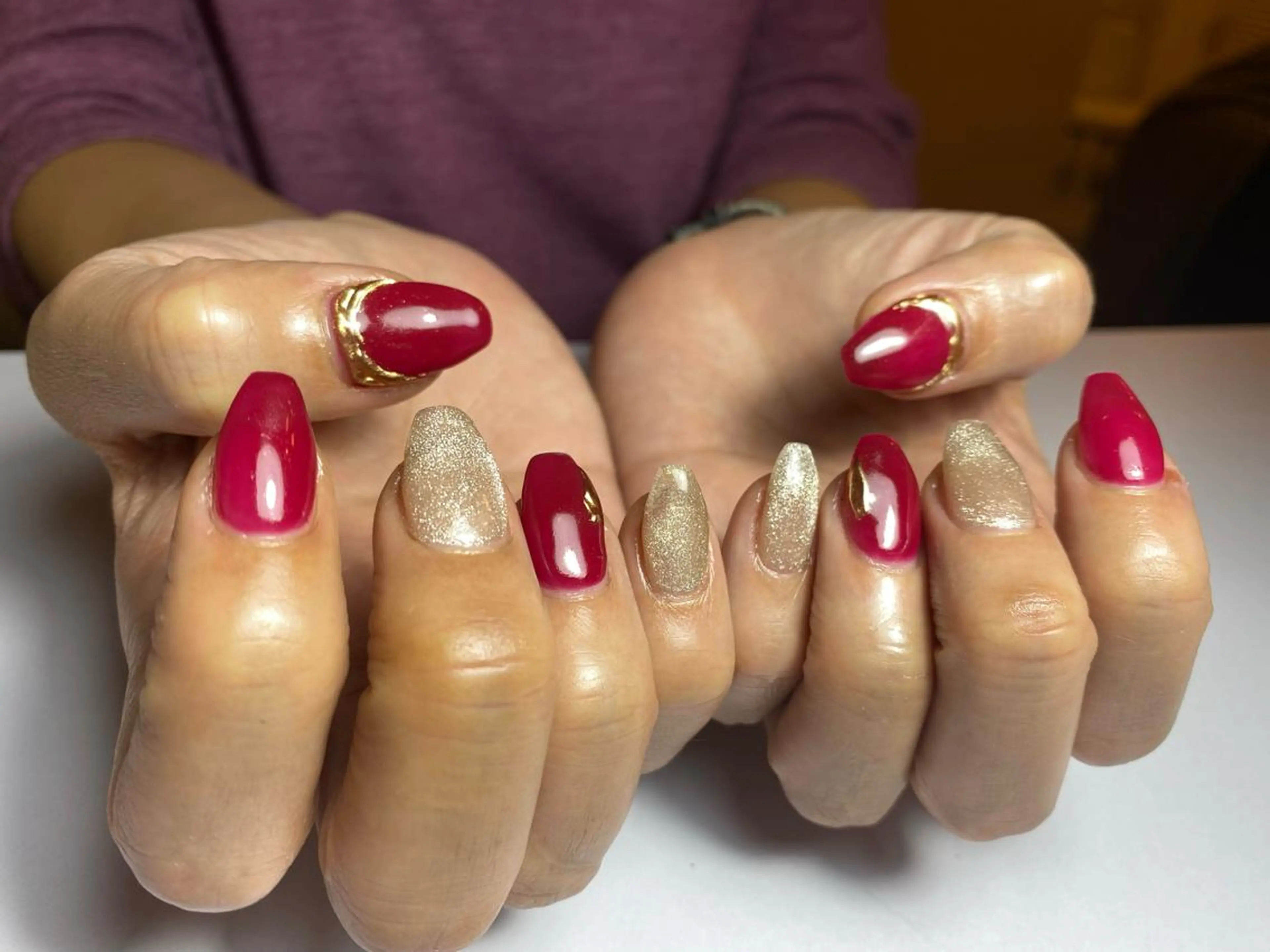 ミディアム shandy nailのネイルデザイン