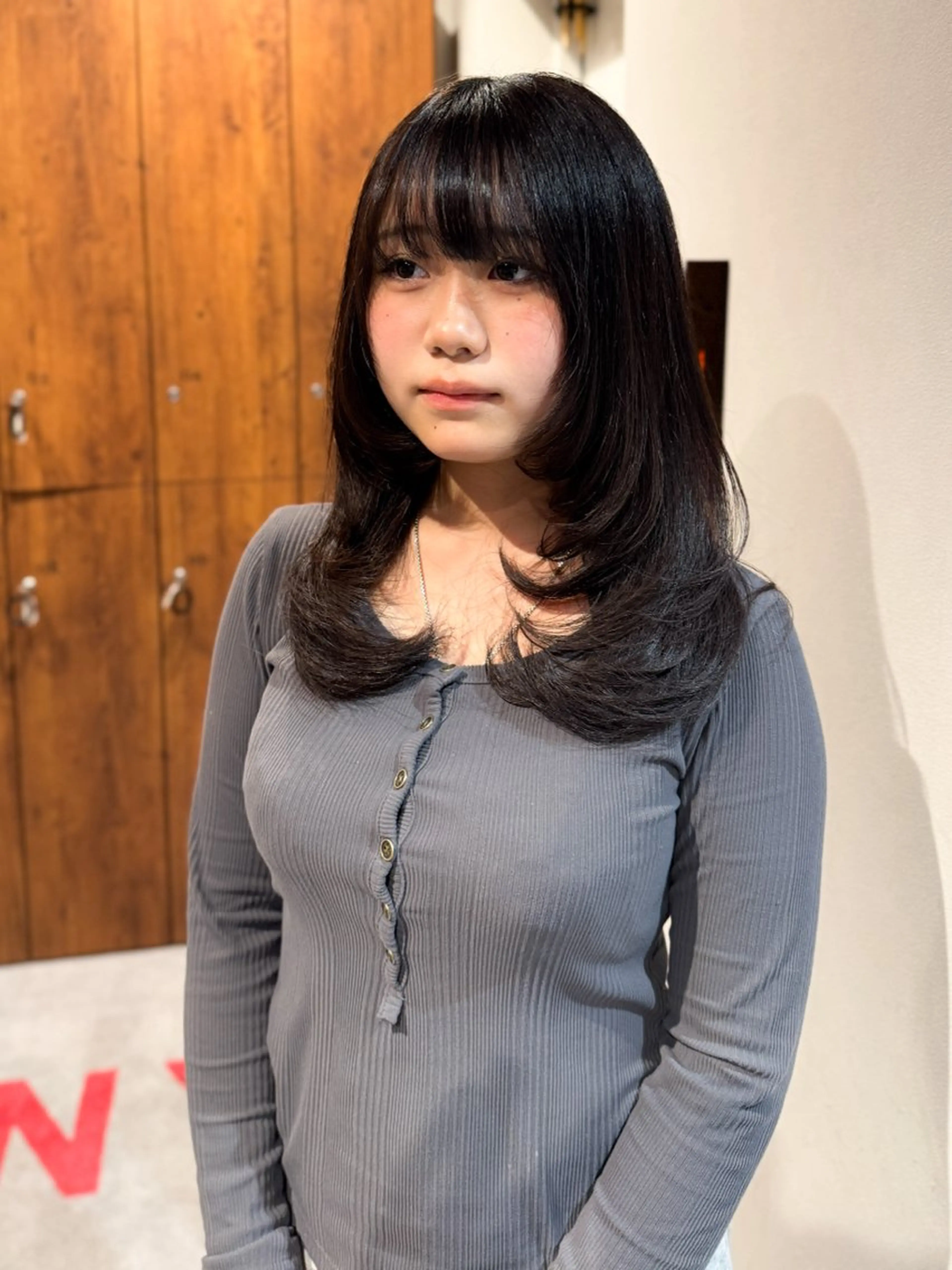 セミロング ハイレイヤー レイヤーカット カット メンズミディアム☁️ ✨ナチュラル/下村迅のヘアスタイル