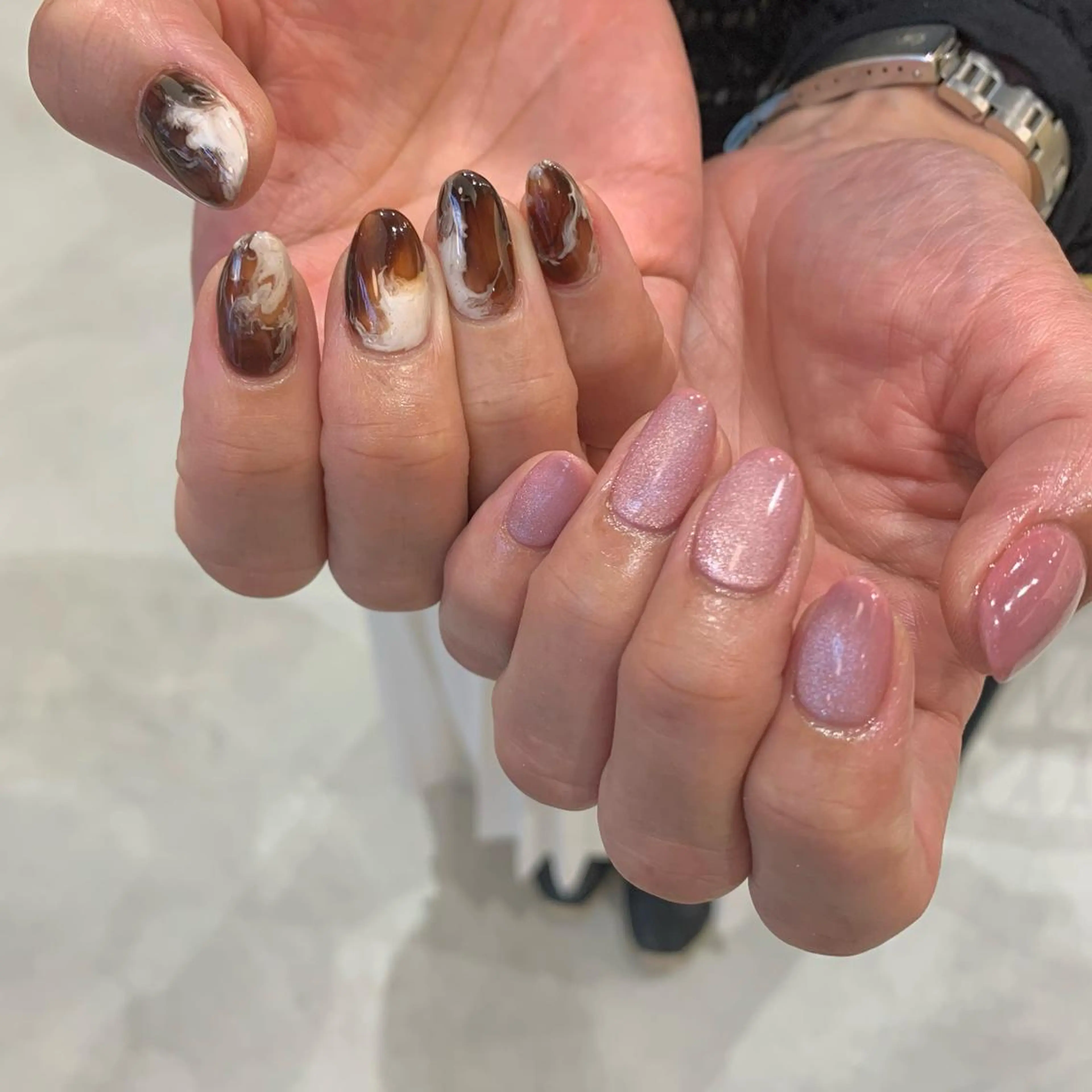 ネイル ハンドネイル 藤原 胡桃のネイルデザイン
