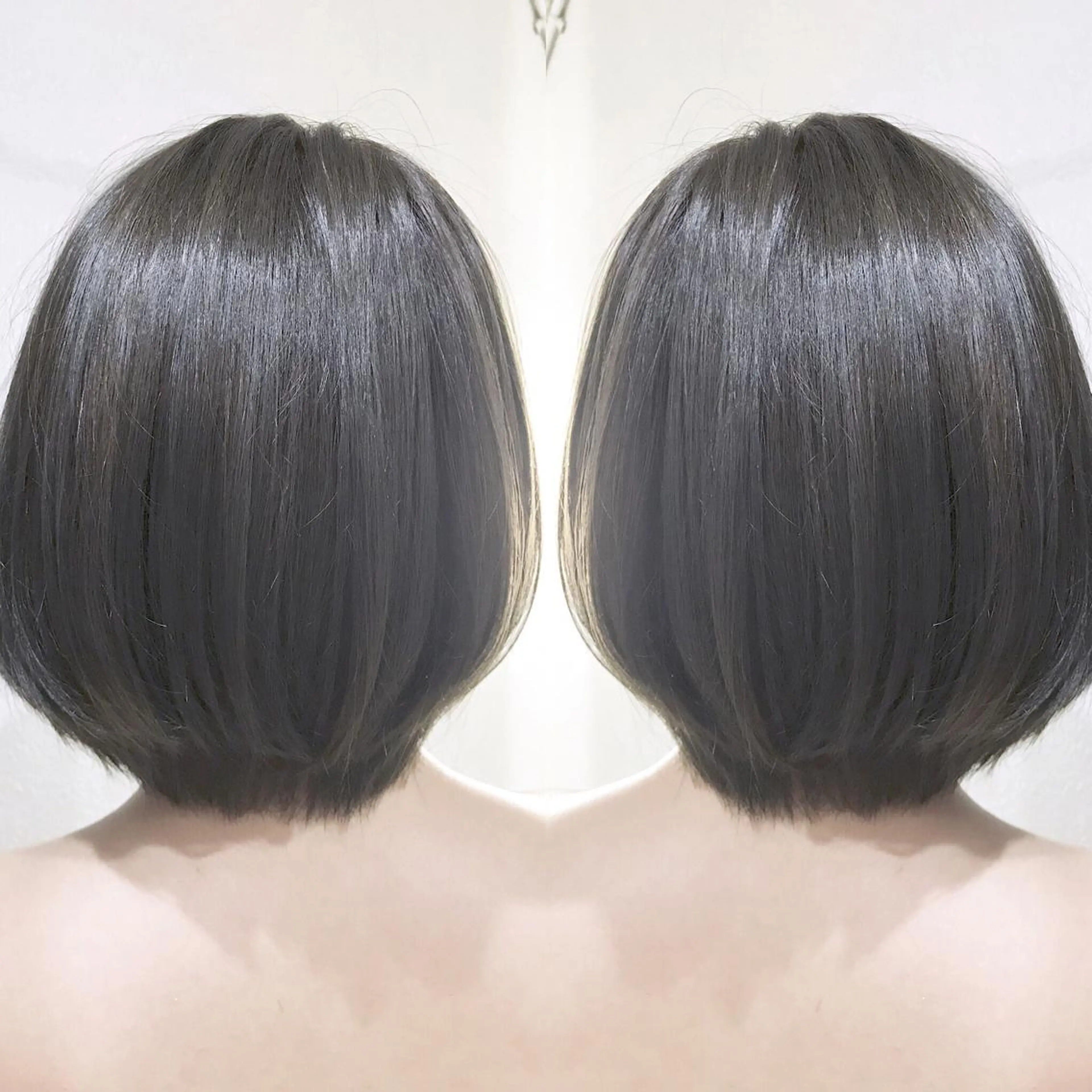 ミディアム カラー ヘアアレンジ ブルーカラー ブルージュ トリートメント 🫧柔色/トレンド カラー/川辺晴加のヘアスタイル