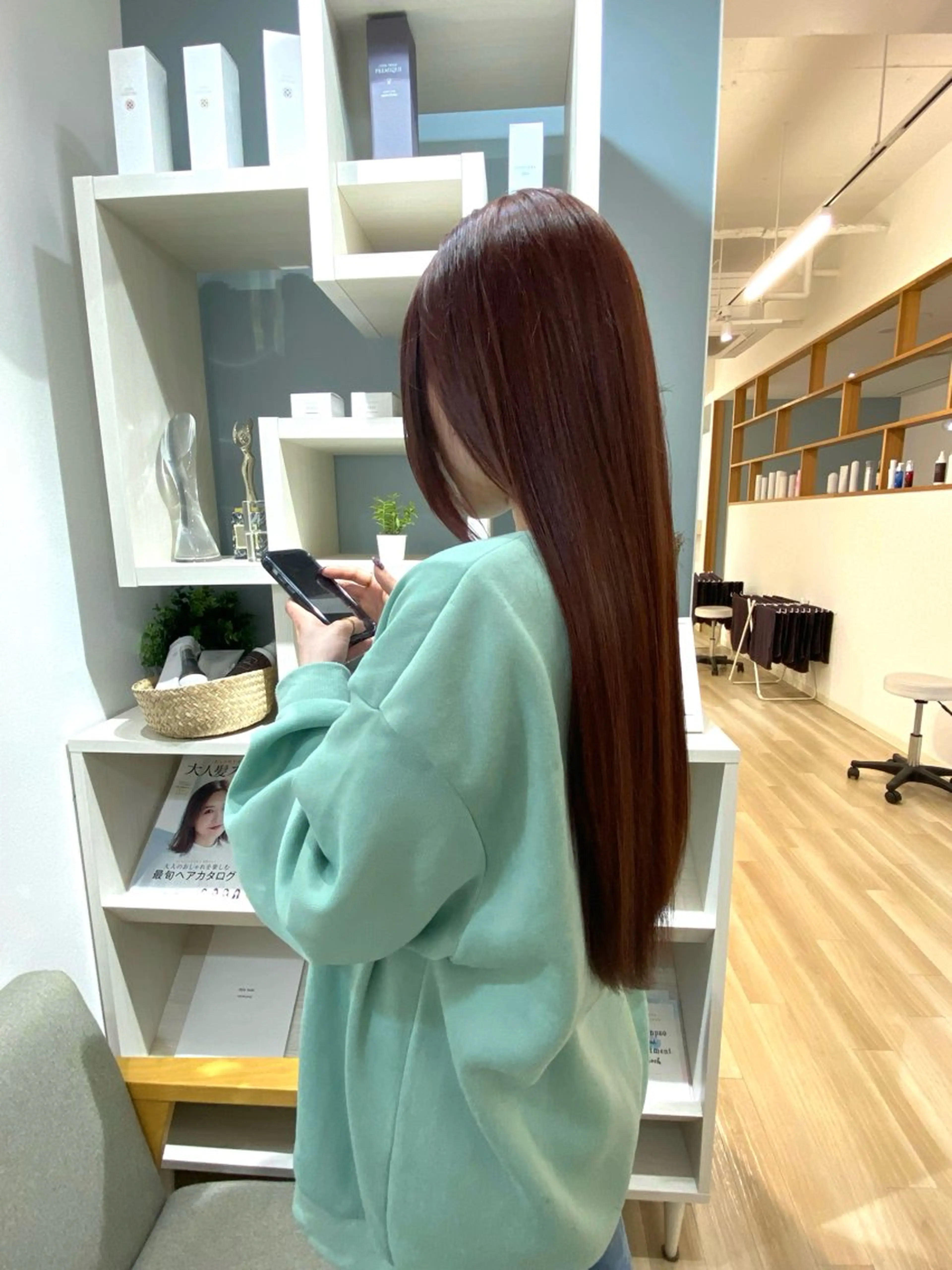 ロング 『大西　陸』 透明感color🔆のヘアスタイル