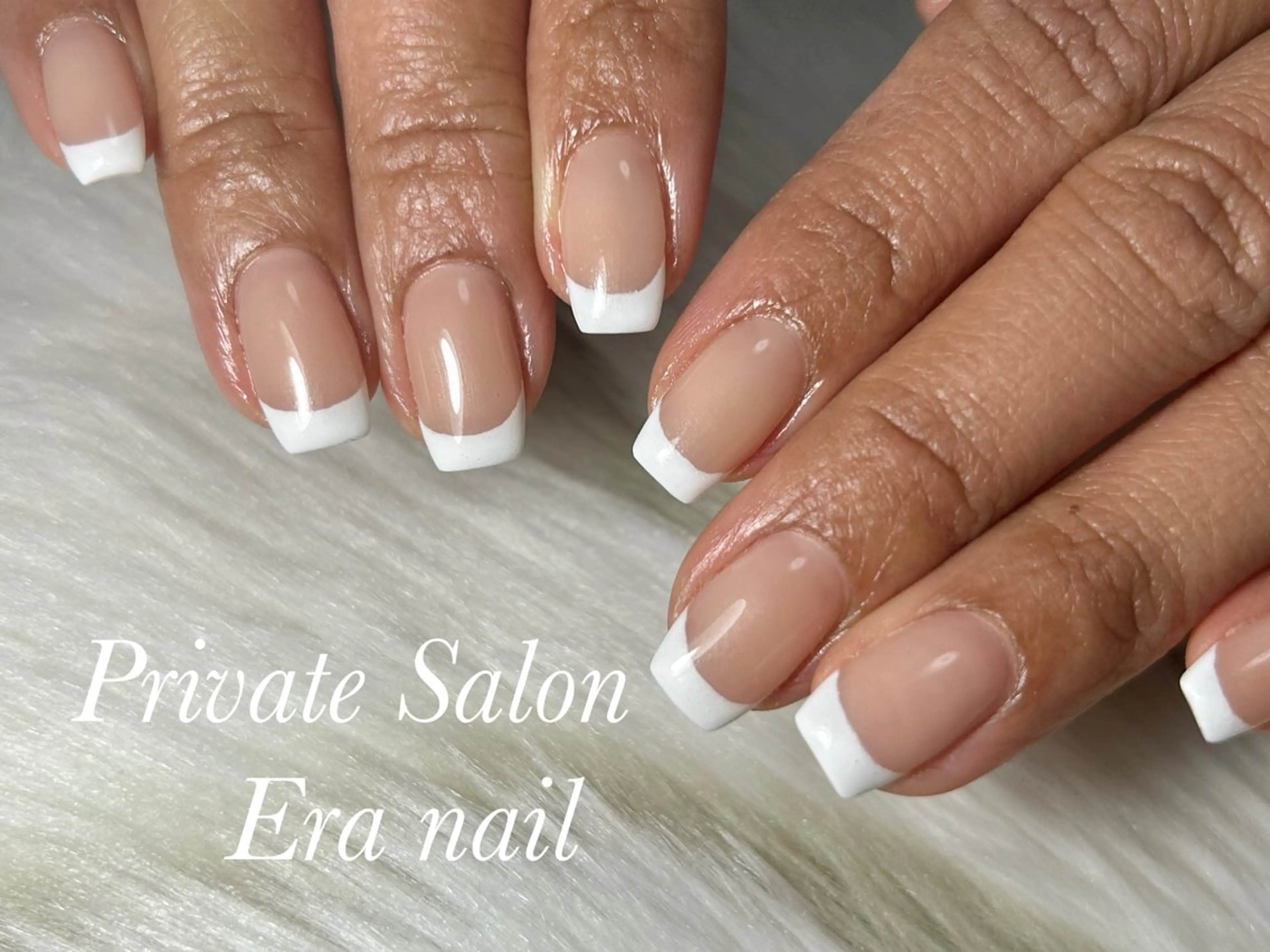 ネイル フレンチネイル ハンドネイル Era nailのネイルデザイン