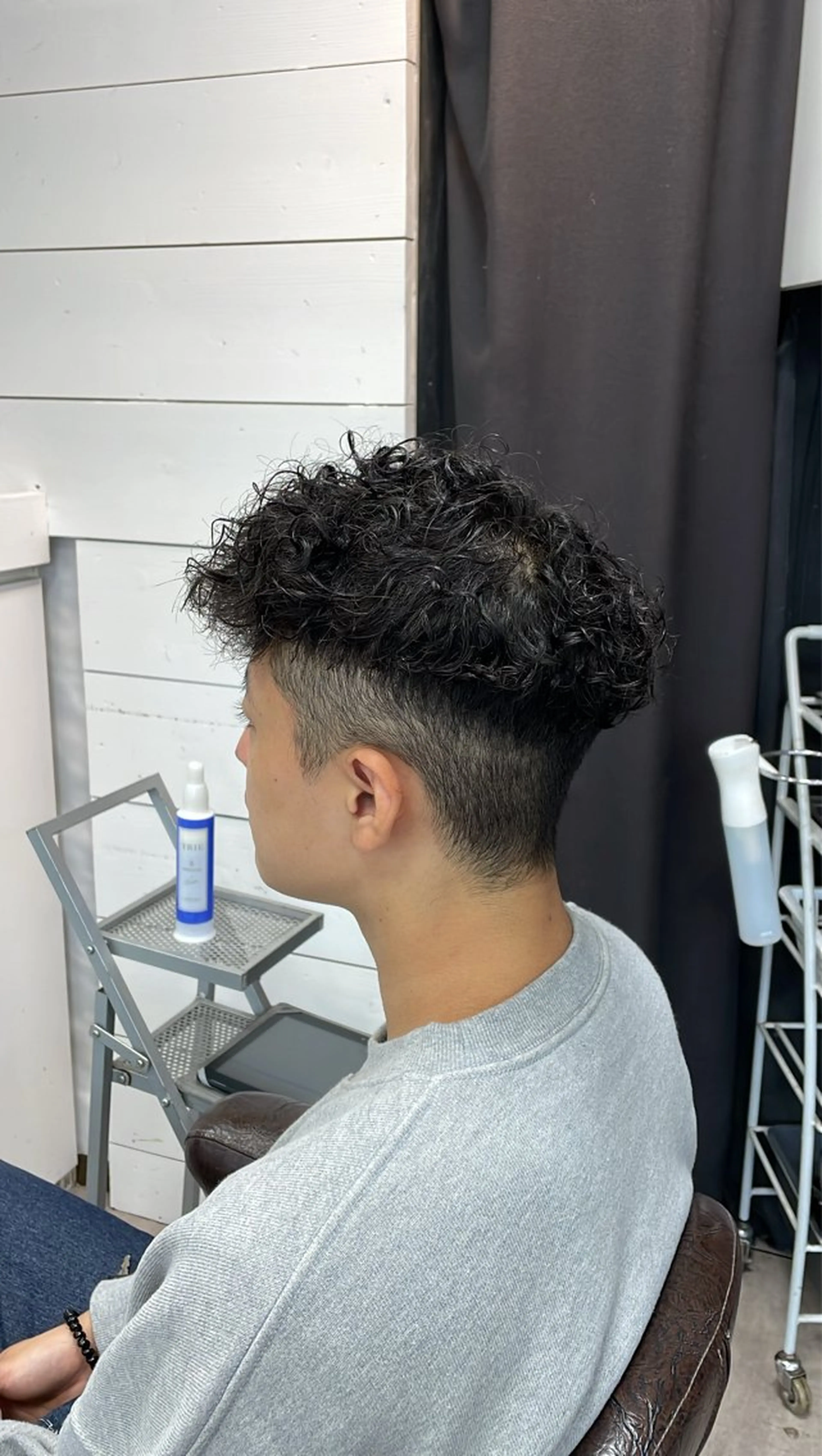 ショート パーマ メンズ スペインカール メンズベリーショート ベリーショート ショートヘア カット パーマ 似合わせ/前髪カット /店長   村上直也のヘアスタイル