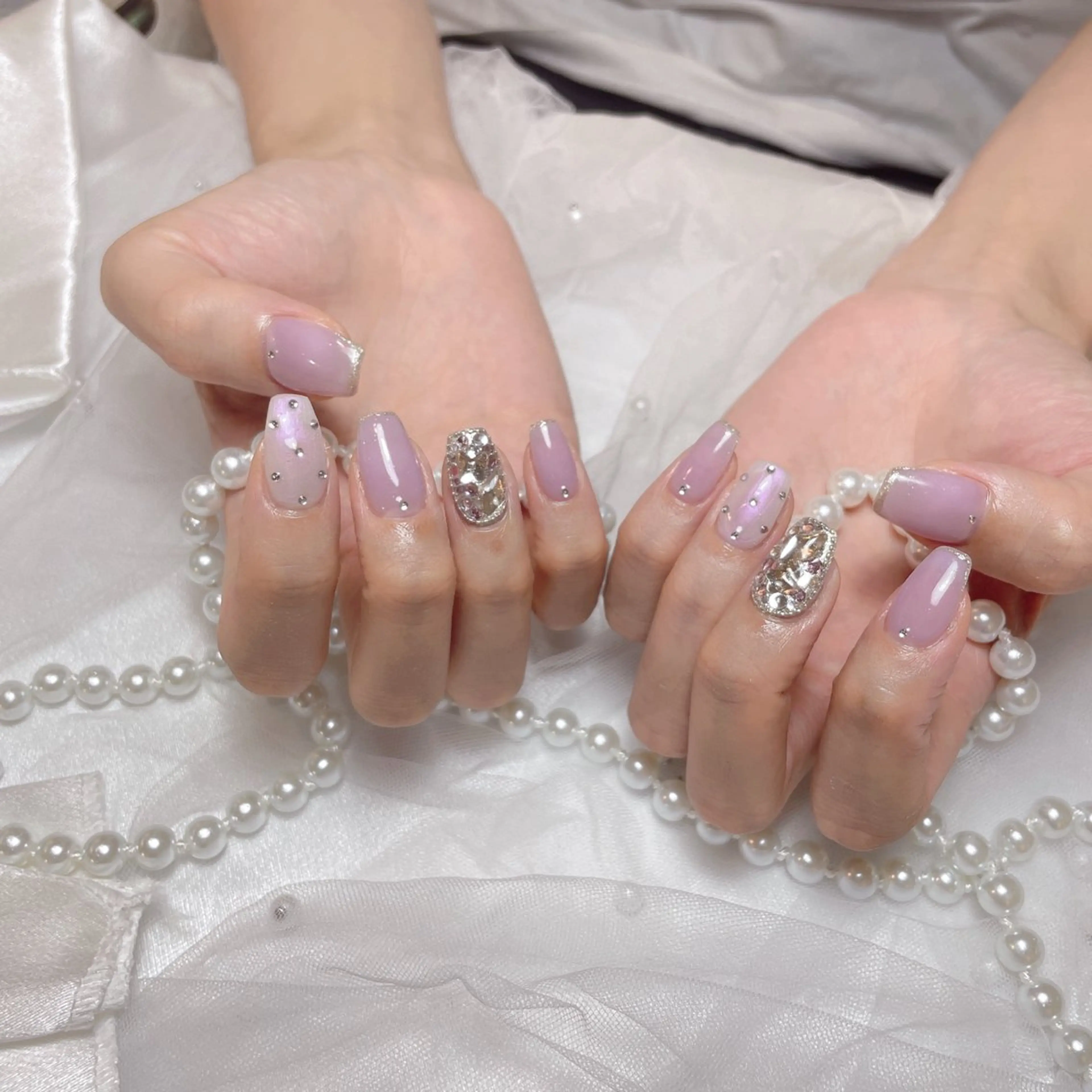 ネイル フットネイル フレンチネイル ジェルネイル ガーリー グラデーション D.d Nail Moeのネイルデザイン